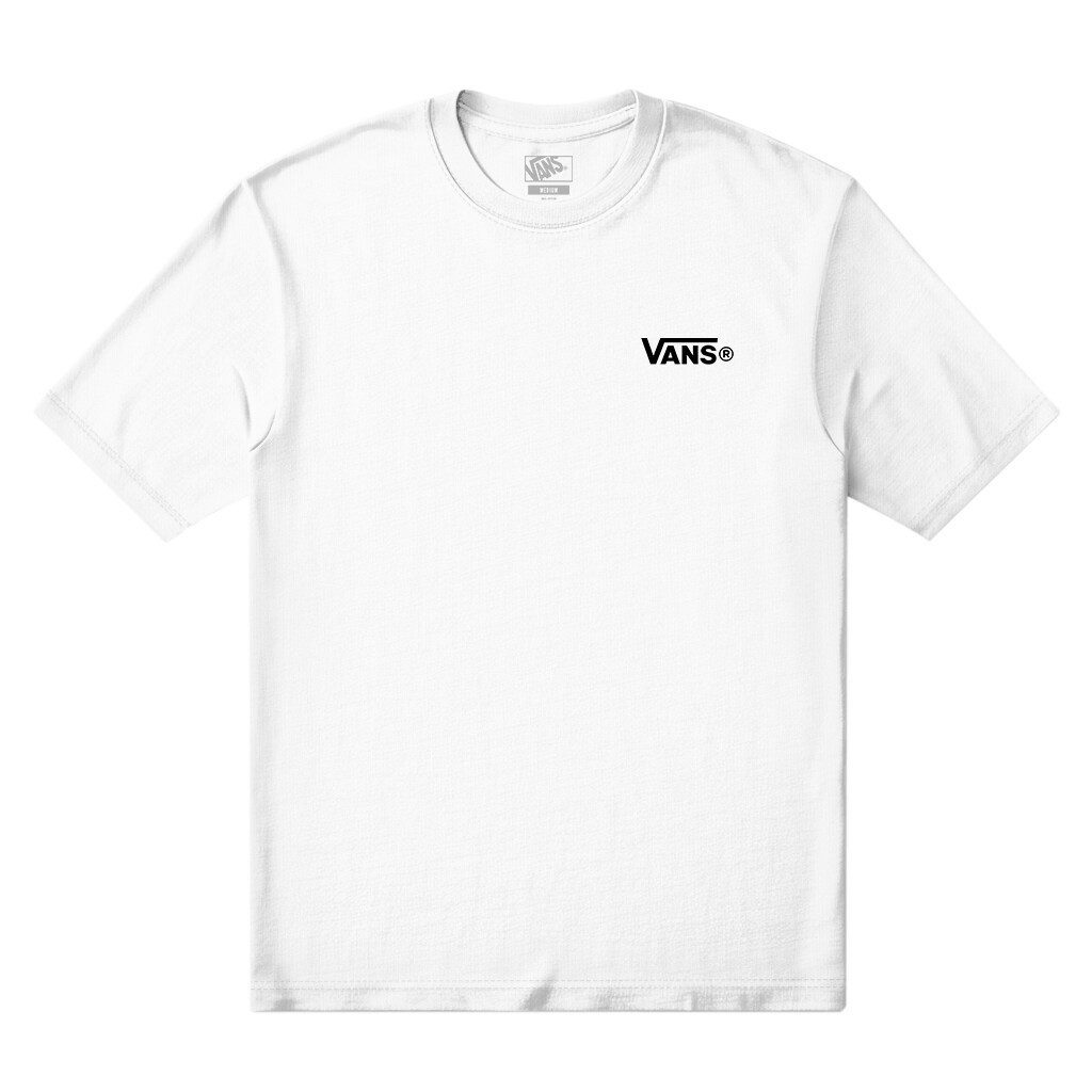 Vans T-Shirt LEFT CHEST SS TEE Kurzarmdesign, mit Rundhalsausschnitt, aus Baumwolle, normale Länge