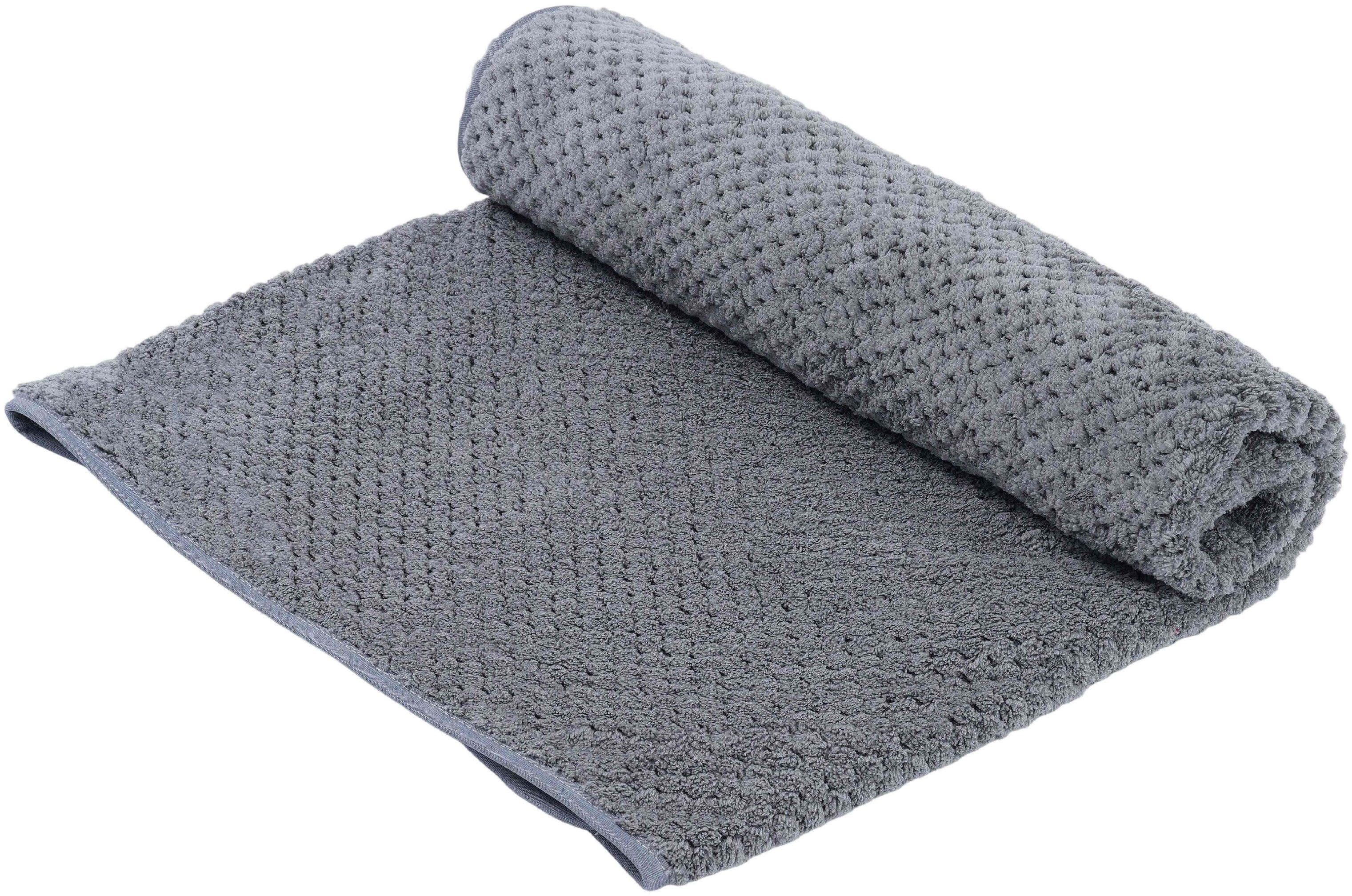 OTTO home Handtücher Parris, diverse Größen, ideal als Sporthandtuch, Reisehandtuch, Microfaser (2-St), sehr leicht, kompakt, schnelltrocknend, Mikrofaser, mit Waffelmuster