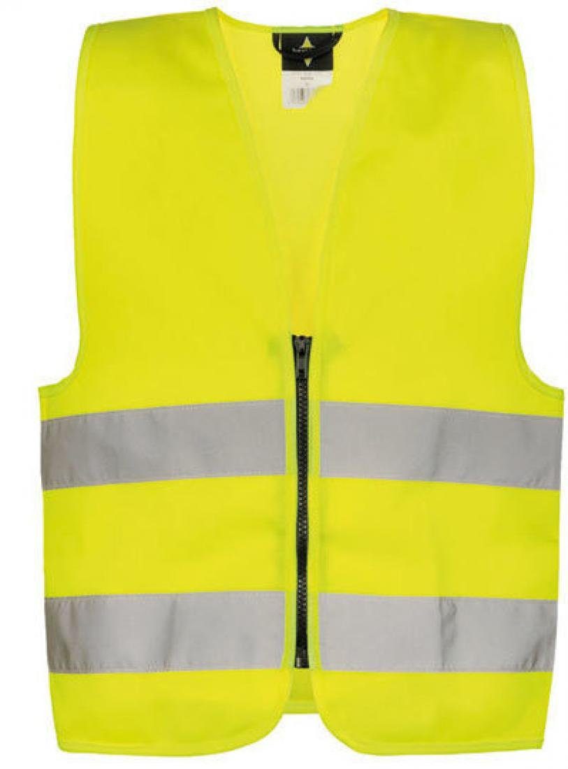 korntex Warnweste Kinder Safety Vest for Kids with Zipper EN1150