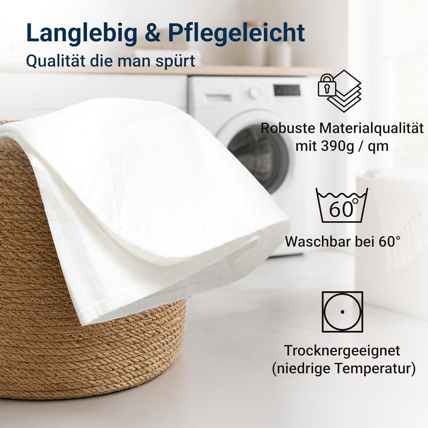 Matratzenschoner mit Antirutsch-Noppen in 11 Größen - Oeko-Tex 100 Stoffschmiede, Rutschfester Nadelfilz Matratzenschoner & Lattenrostauflage – Bild 5 von 5