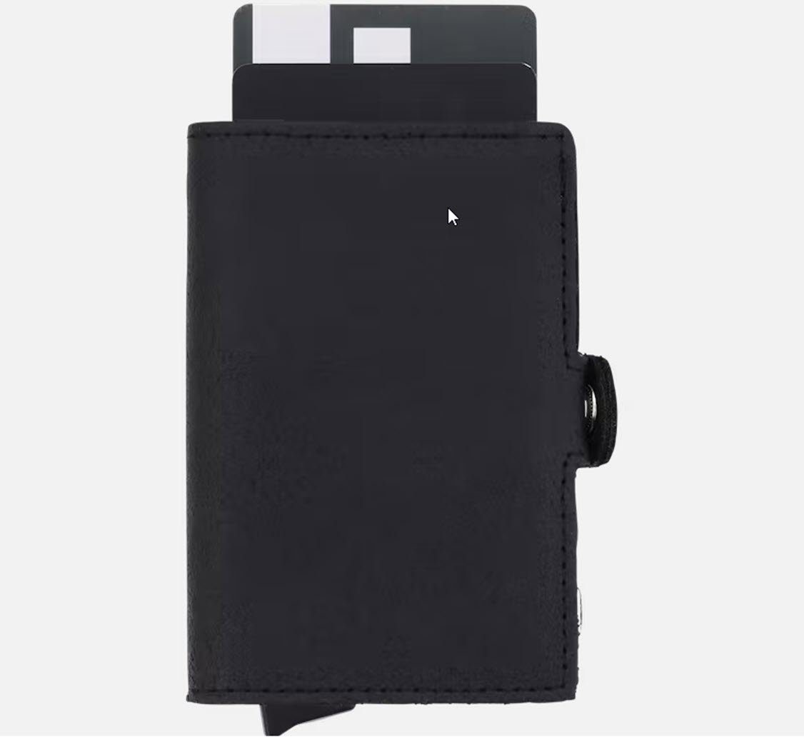 Spectrum Kartenetui Smartcard-Halter Leder Druckknopf Smart Wallet Portemon günstig online kaufen