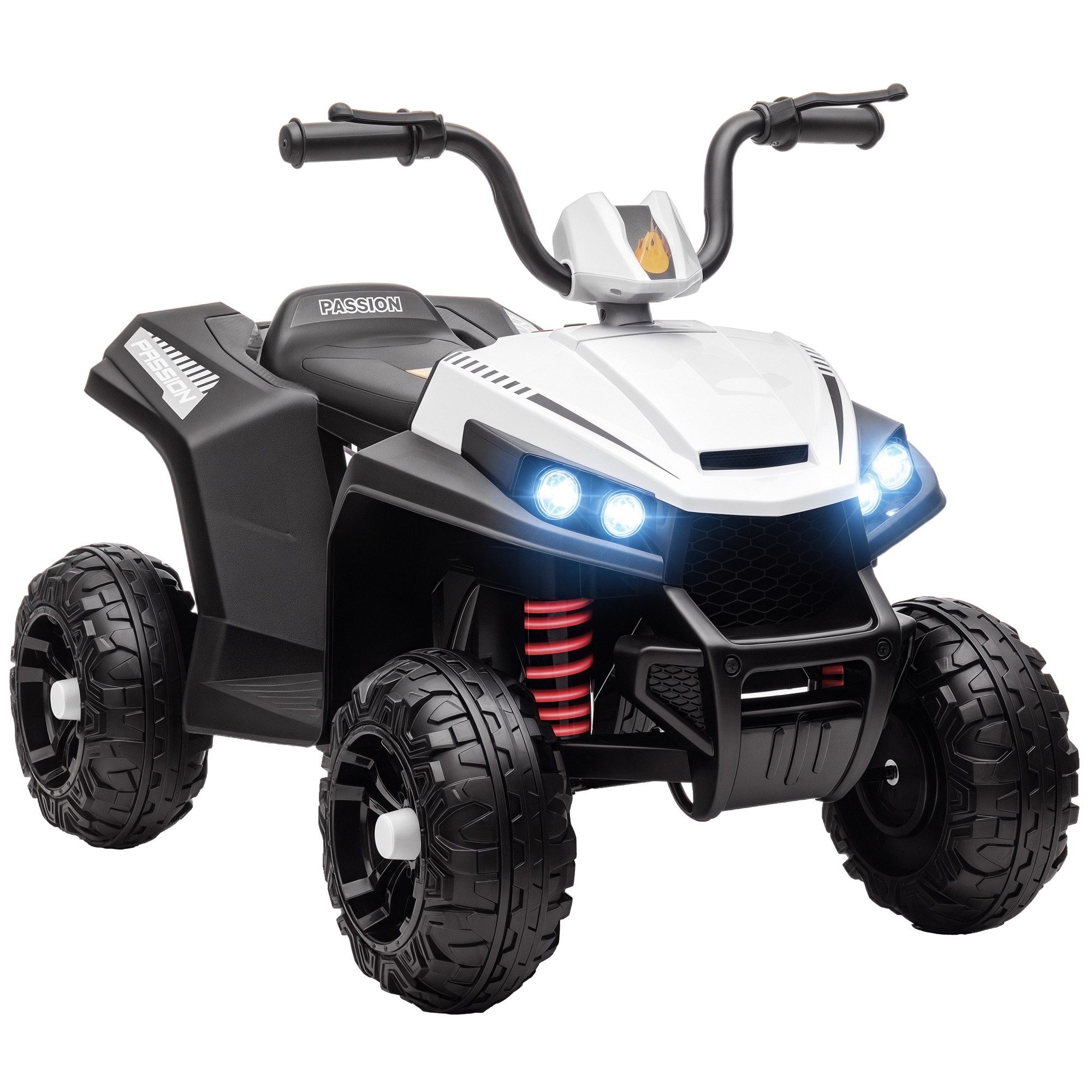FELIXLEO Elektroläusekamm Elektro-Kinderquad, Licht & Musik, Federung, 5 km/h, 50 Min. Fahrzeit