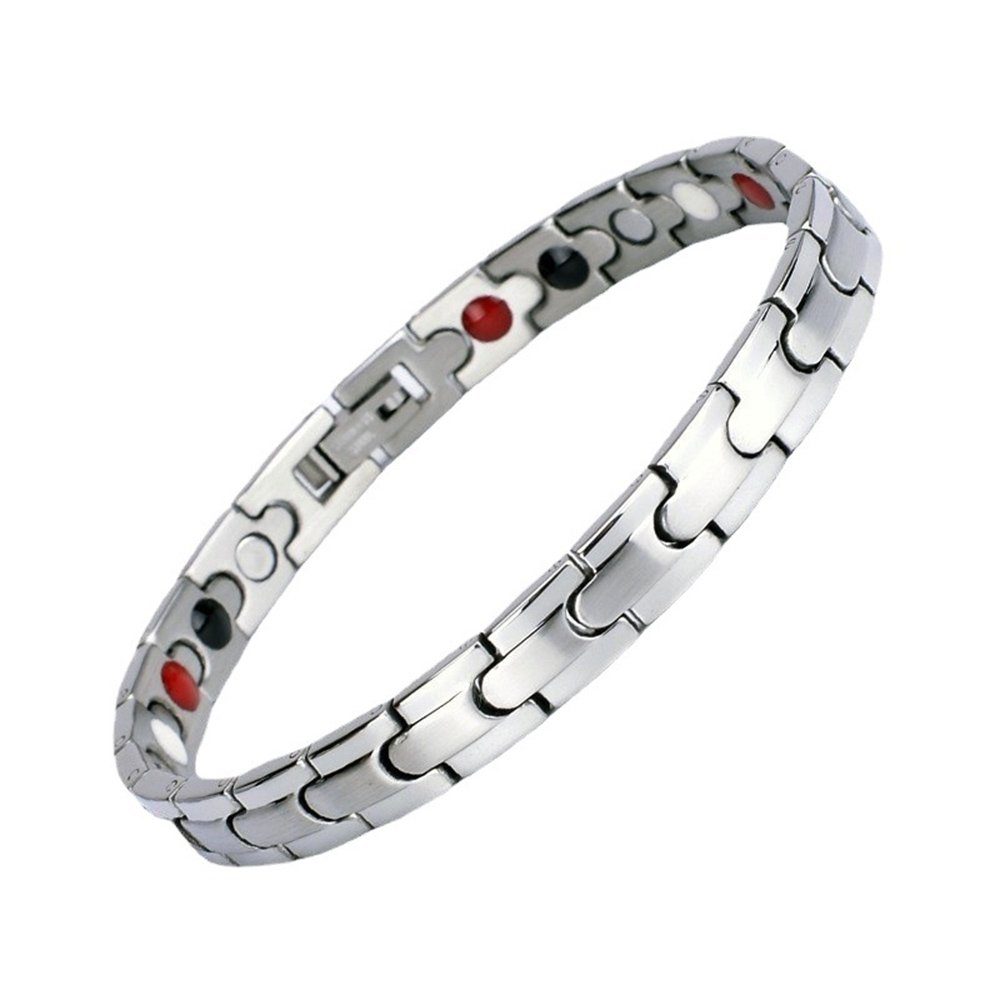 Preiswert Haiaveng Gliederarmband Armbänder für Armbänder und Männer (Baugruppen) Frauen,Magnetische Silber