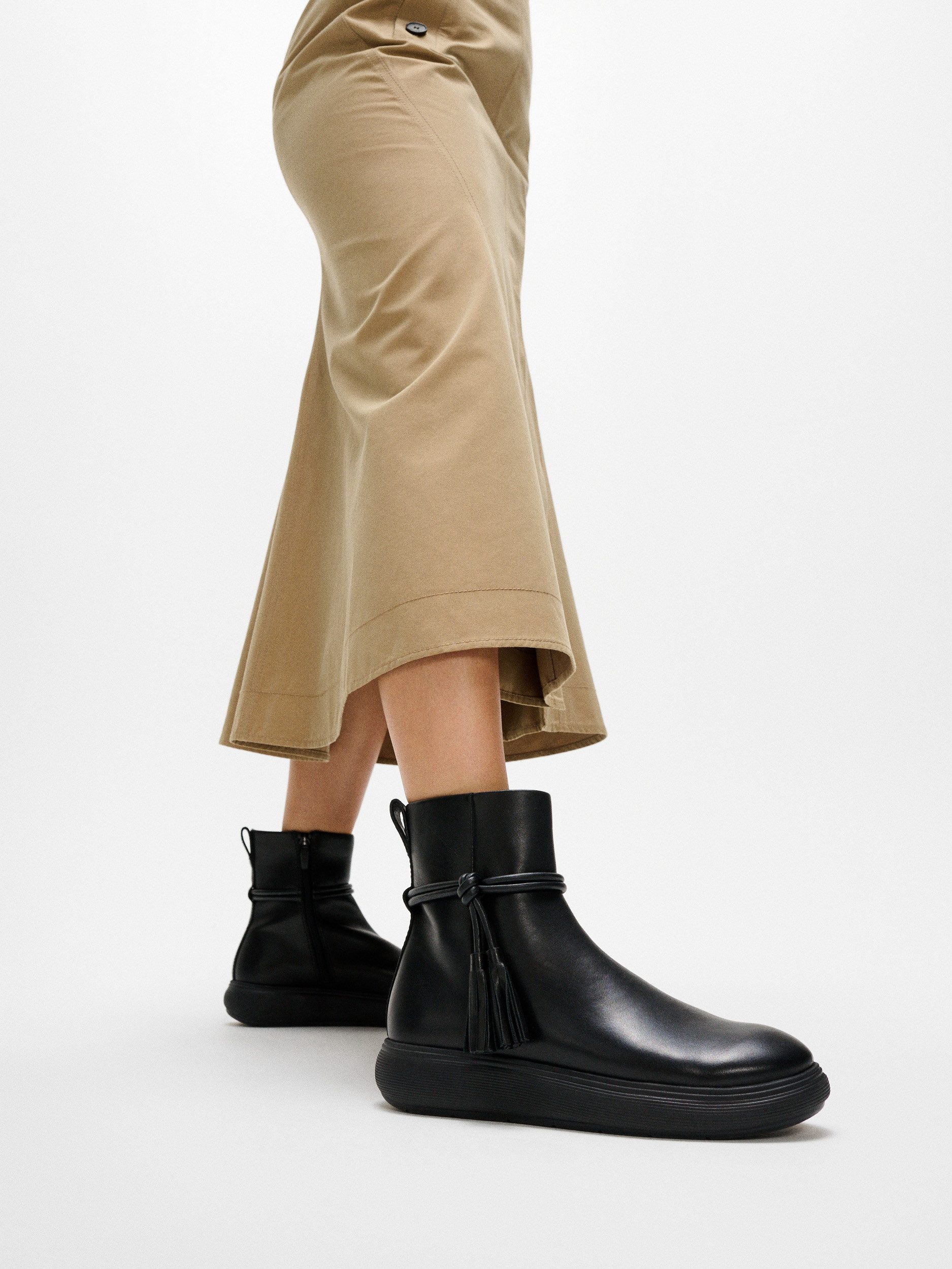 Fitflop iQ-COMFF TASSEL Plateaustiefelette Boots, Chunky Boot mit Plateauso günstig online kaufen