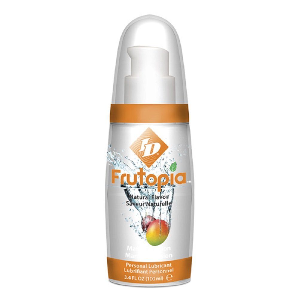 ID Lube Gleitgel Frutopia - Mango, Flasche mit 100ml, 1-tlg., veganes Gleitgel mit Mango-Geschmack
