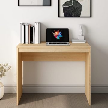 furnicato Schreibtisch Sonoma-Eiche 90x40x72 cm Holzwerkstoff