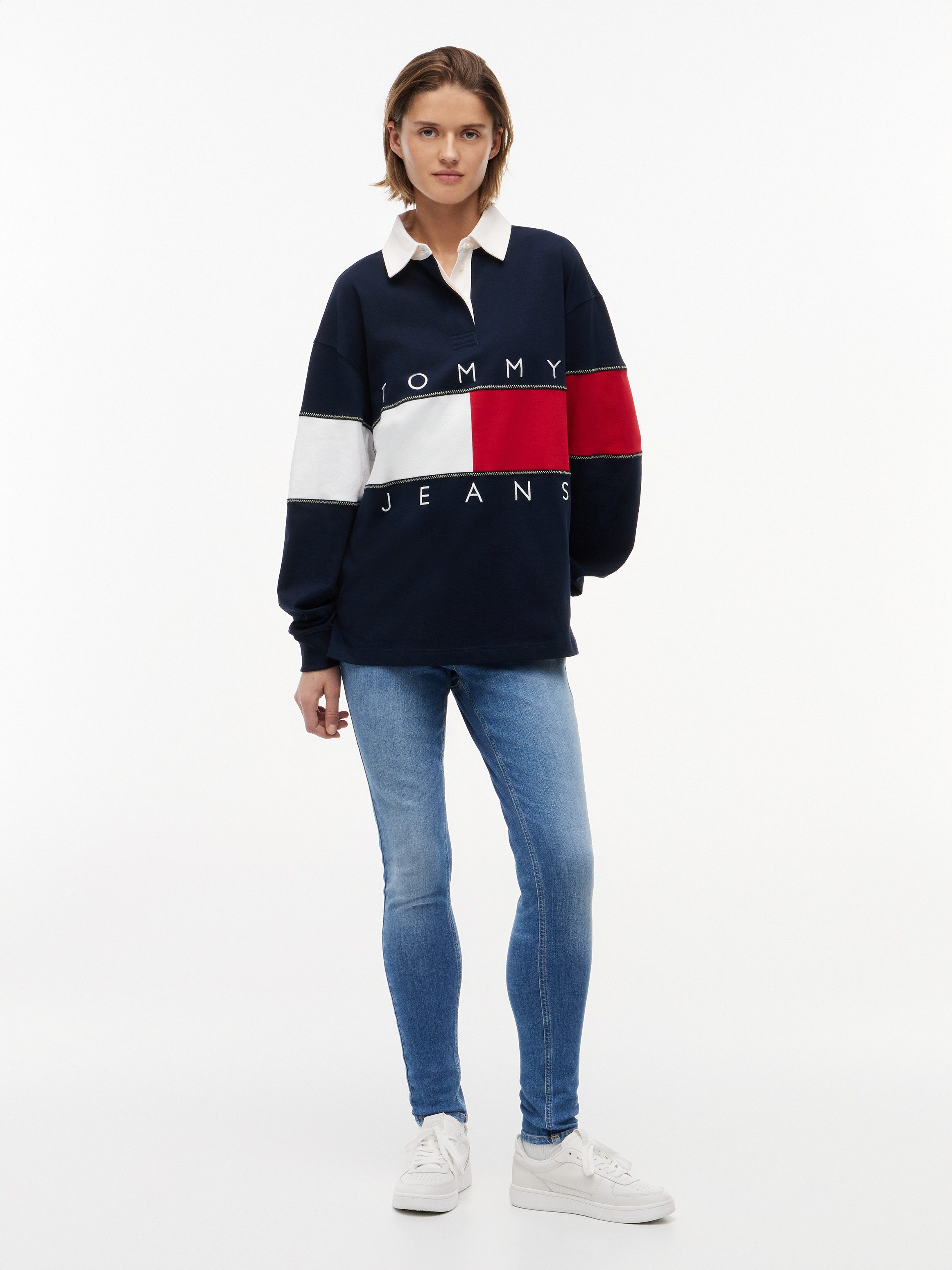Sweatshirt TJW OVS FLAG RUGBY EXT