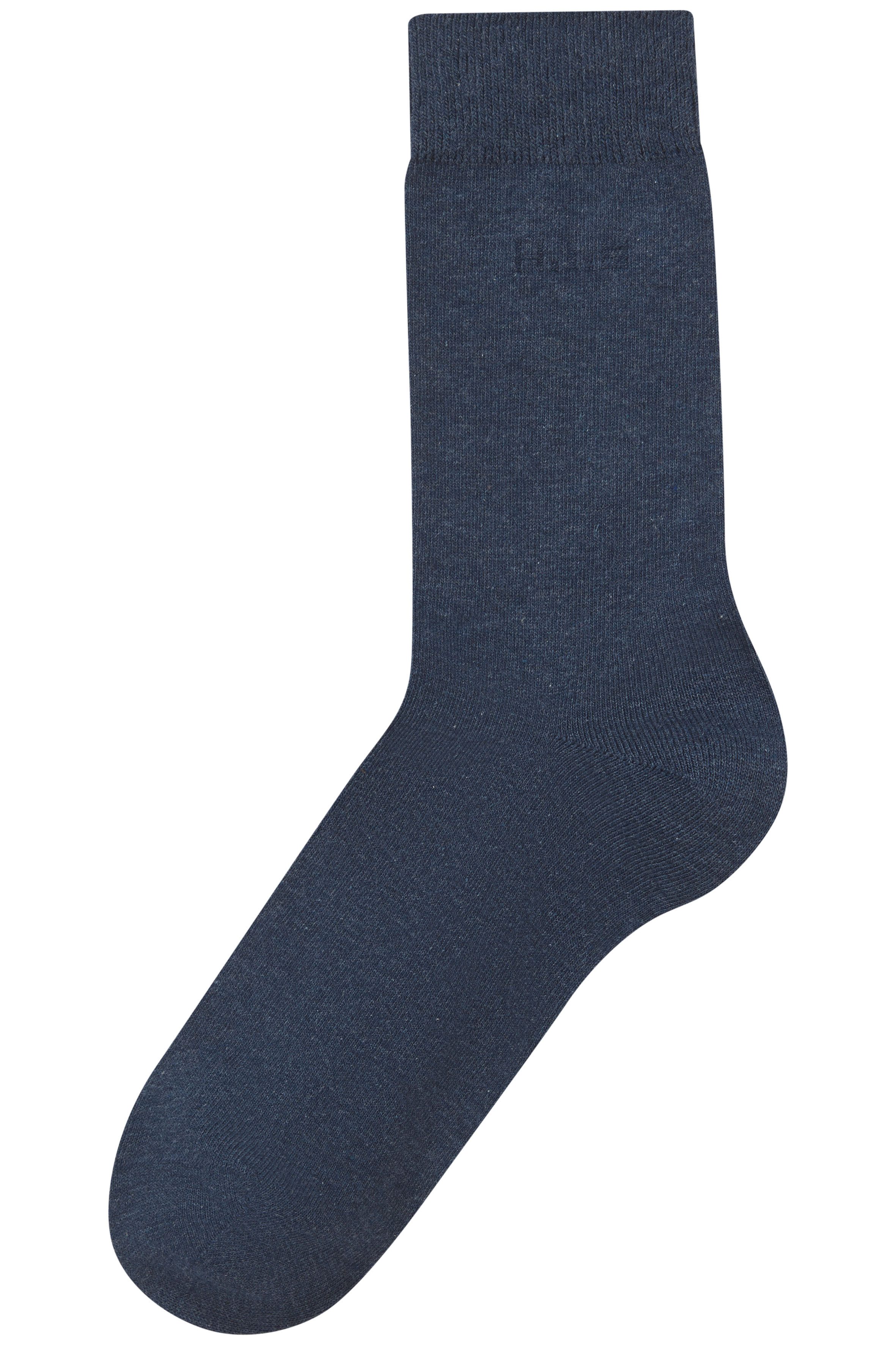 H.I.S Businesssocken Herrensocken, Männersocken, uni Anzugsocken, (Packung, 5-Paar) mit klassischem Rippbündchen, ohne drückende Naht – Bild 5 von 5