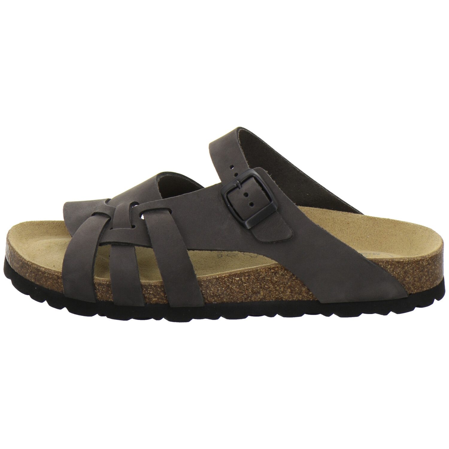 AFS-Schuhe 212282 Kralle Pantolette für Damen mit Fußbett, bequeme Sandalen aus Leder