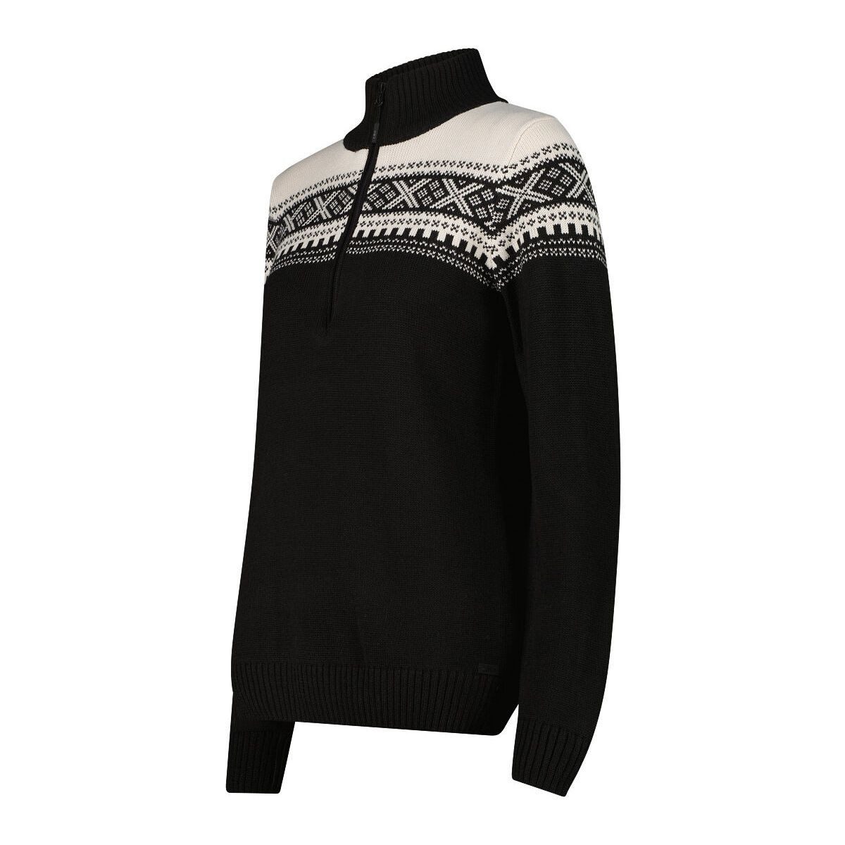 CMP Fleecepullover Woman Fleece Sweat Knitted Komfortables Damen-Sweatshirt mit halbem Reißverschluss, ideal für