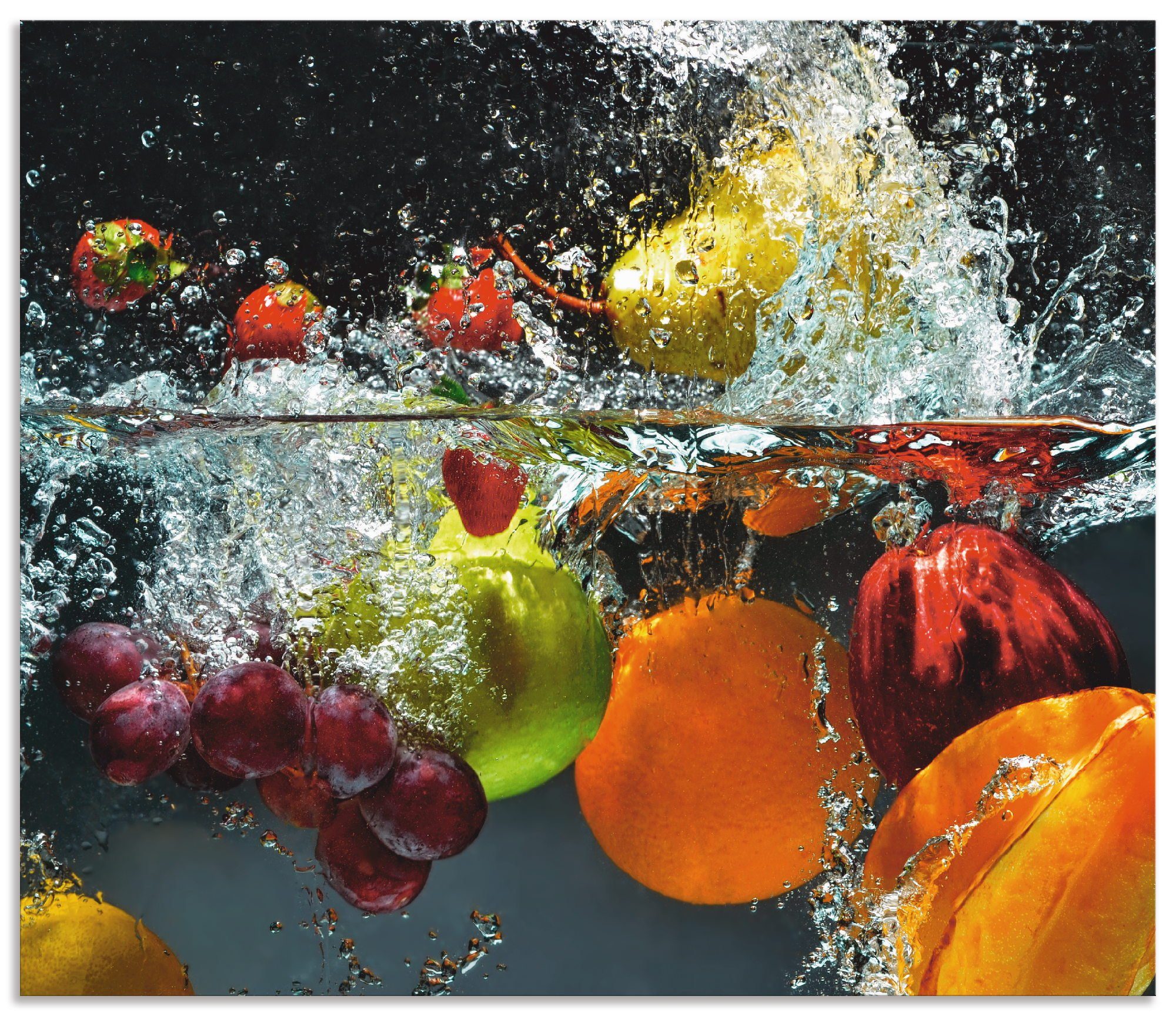 Artland Küchenrückwand Spritzendes Obst auf dem günstig online kaufen