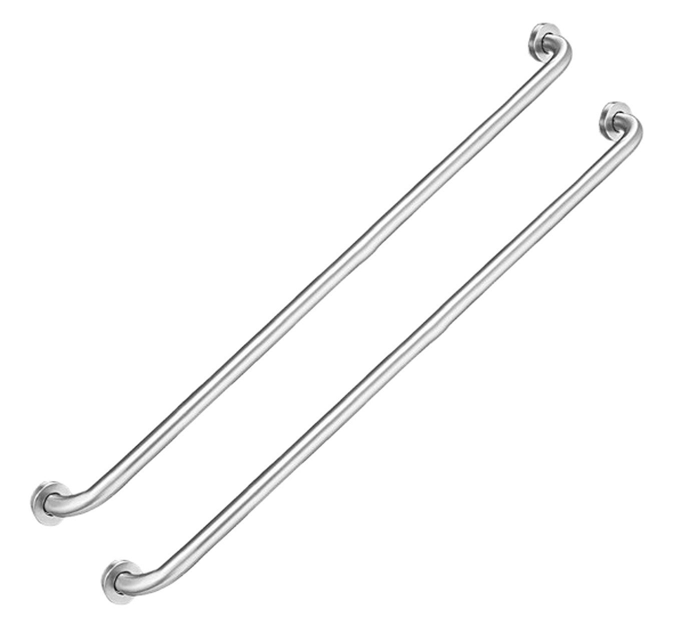 BAYLI Badewannengriff 2er Set Badezimmer Haltegriff Edelstahl - 80 cm Sicherheitsgriffe für