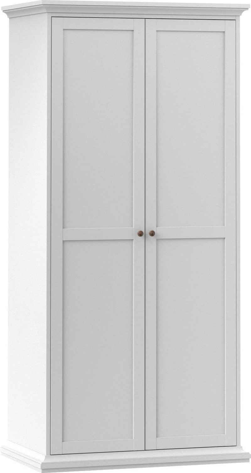 Home affaire Drehtürenschrank »Paris« im romatischen Landhaus-Stil und schönem Holzfurnier, Höhe 200,5 cm