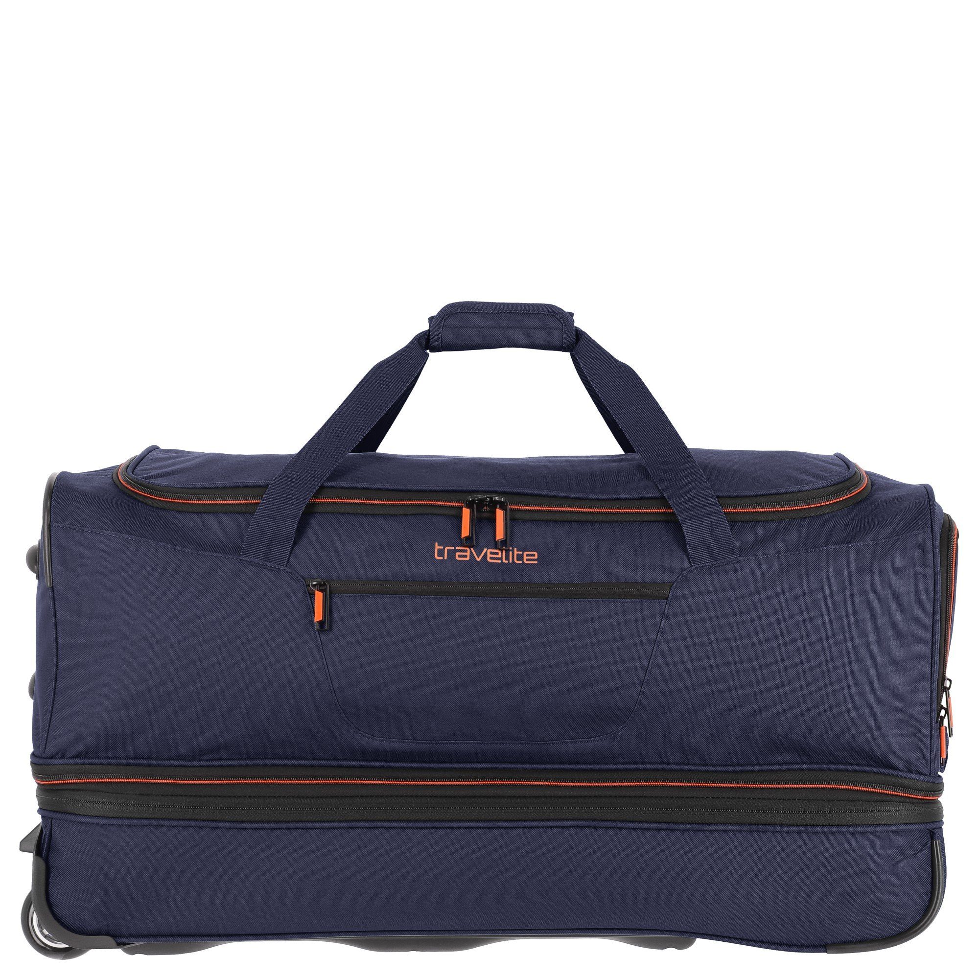 travelite Reisetasche Basics - Rollenreisetasche 98L 70 cm (1-tlg) navy | Reisetaschen