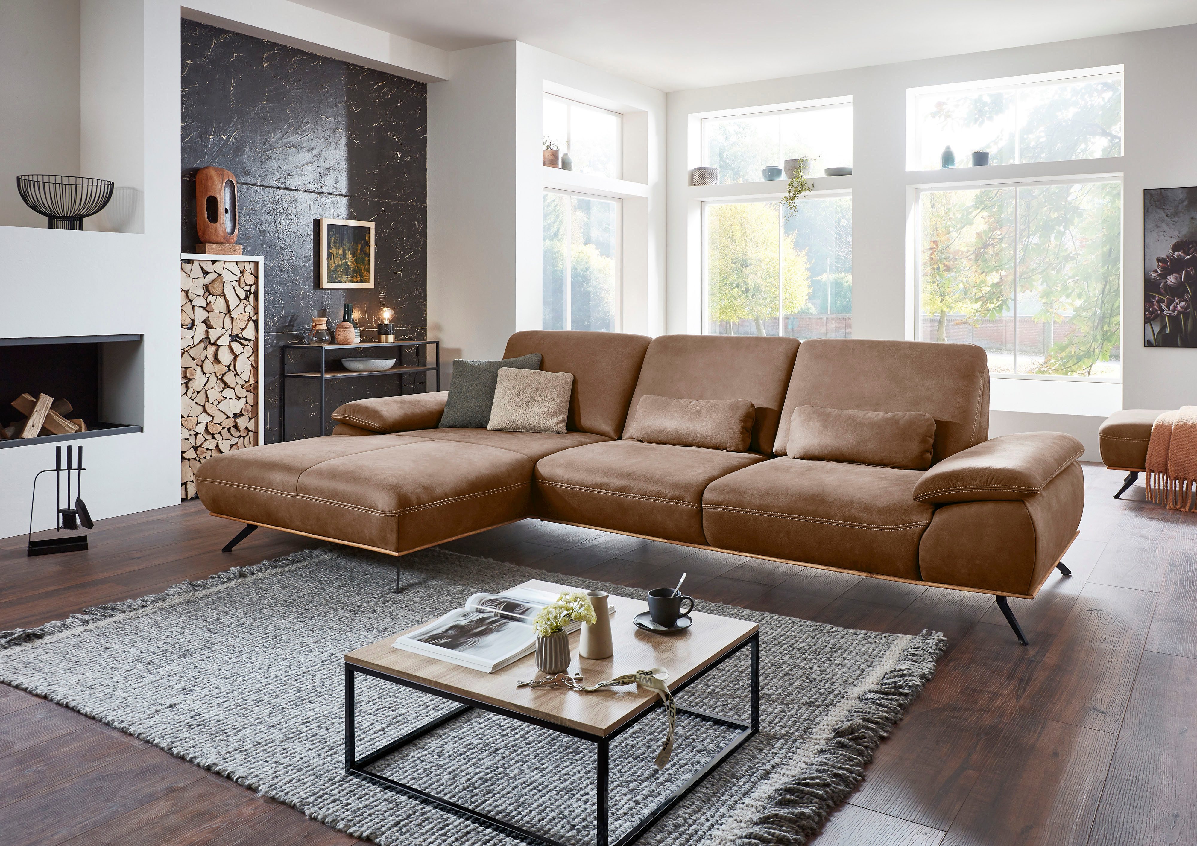 Die PlanBar Ecksofa PN-EM18063 L-Form, wahlweise günstig online kaufen