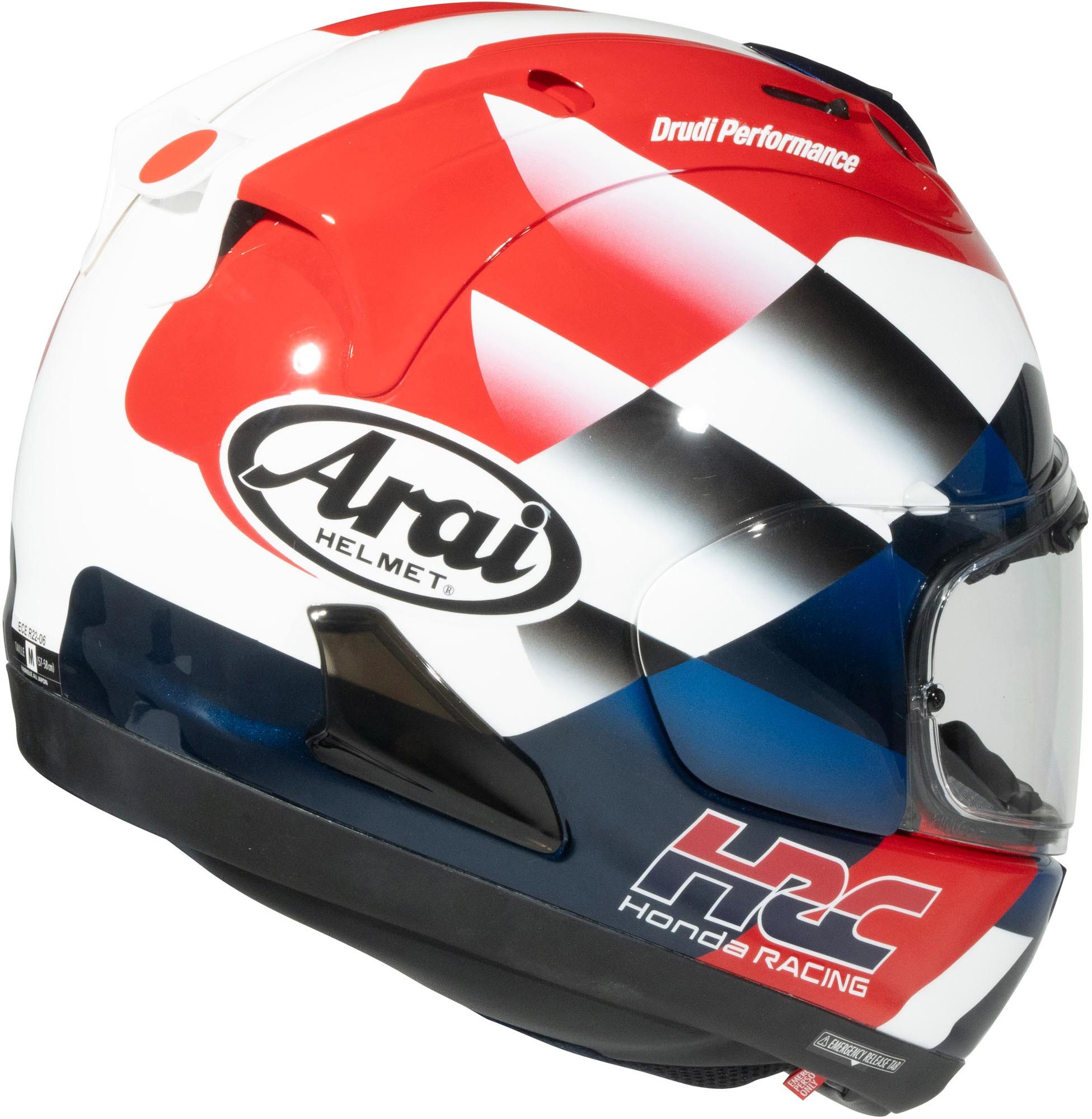Arai Motorradhelm RX-7V Evo HRC-SP Replica Helm, Vorbereitet Für Kommunikationssystem,notfallsystem-polsterung (eq
