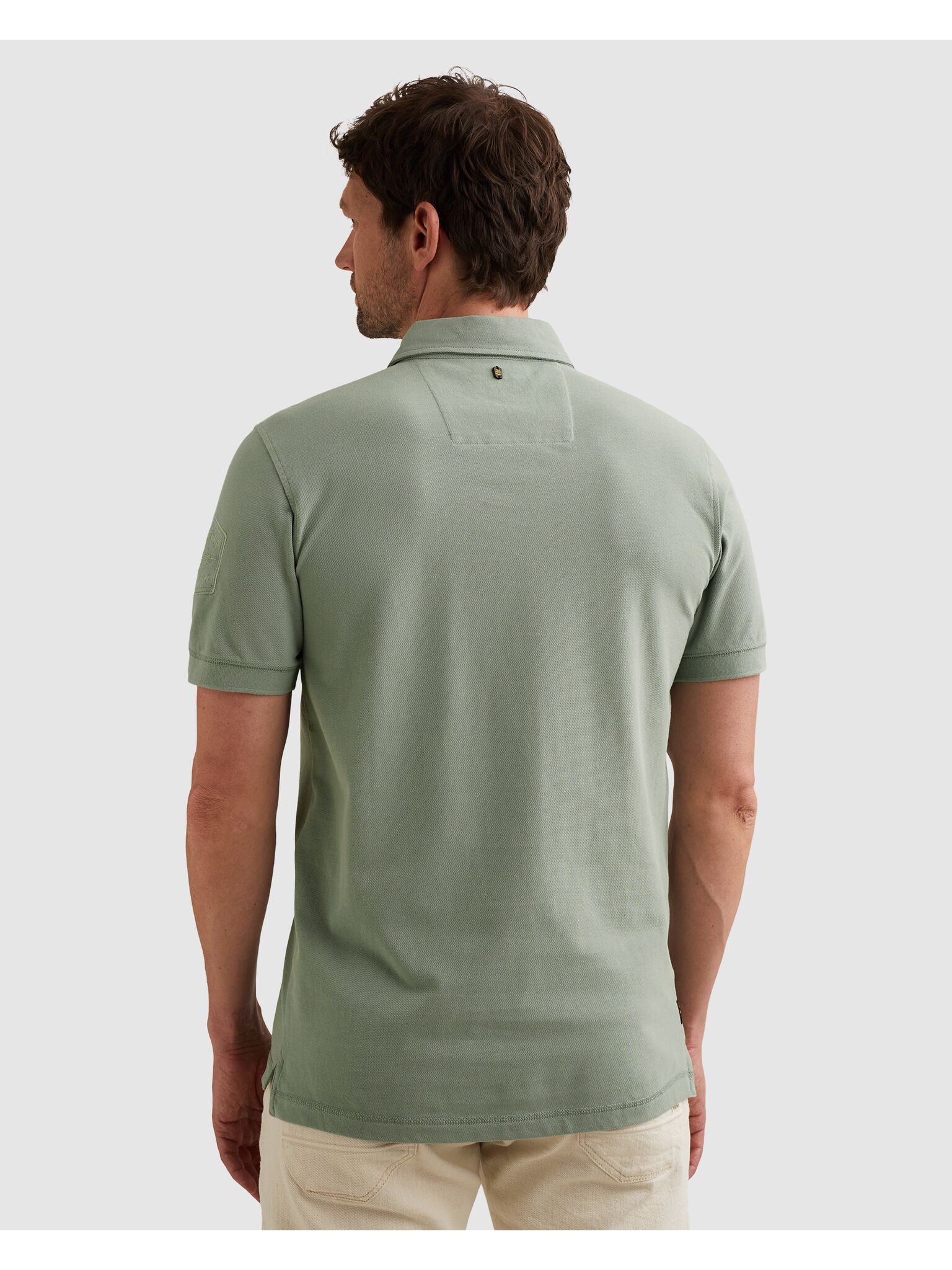 PME LEGEND Poloshirt Short sleeve polo fine pique badge aus feinster Piqué-Qualität, Baumwolle