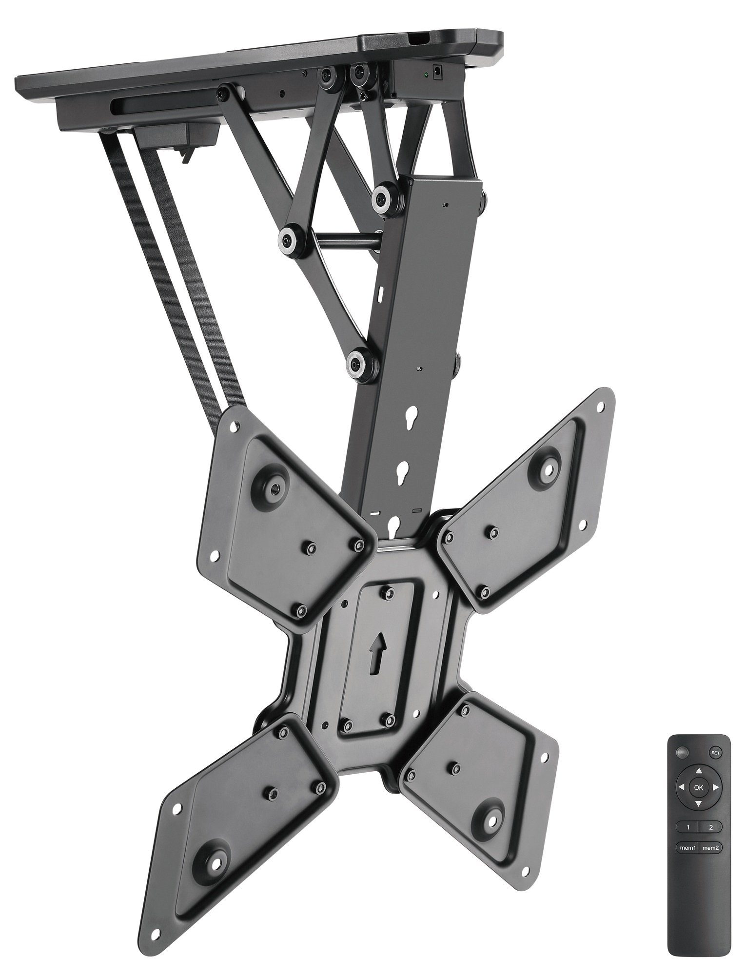 my wall TV-Wandhalterung Deckenhalterung TV elektrisch, klappbar, (bis 55 Zoll, 58 - 140 cm bis 30 kg, bis VESA 400)