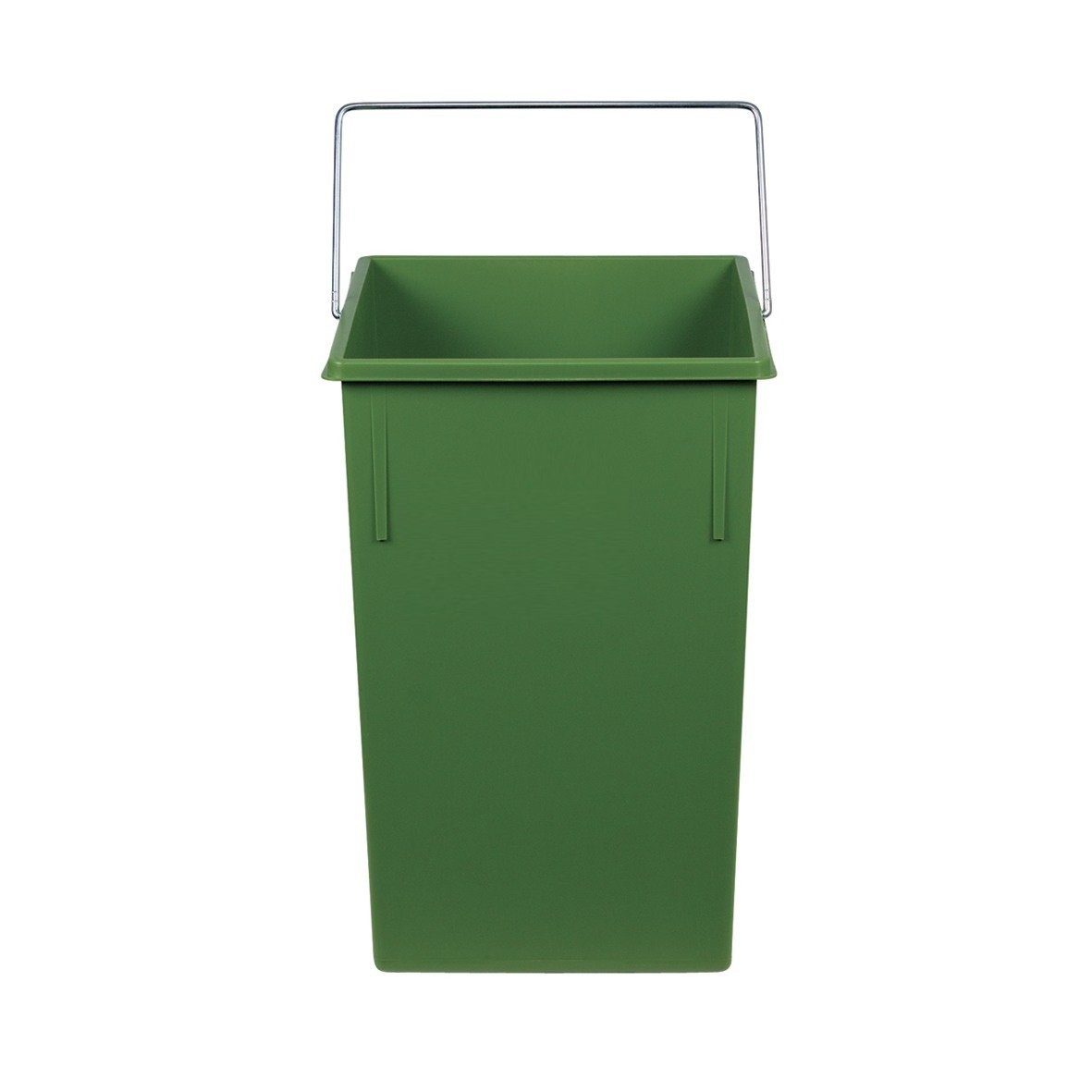 15 Form eckige Inneneimer Ersatz Hailo Hailo Liter, mit grüne Henkel Einbaumülleimer Mülleimer