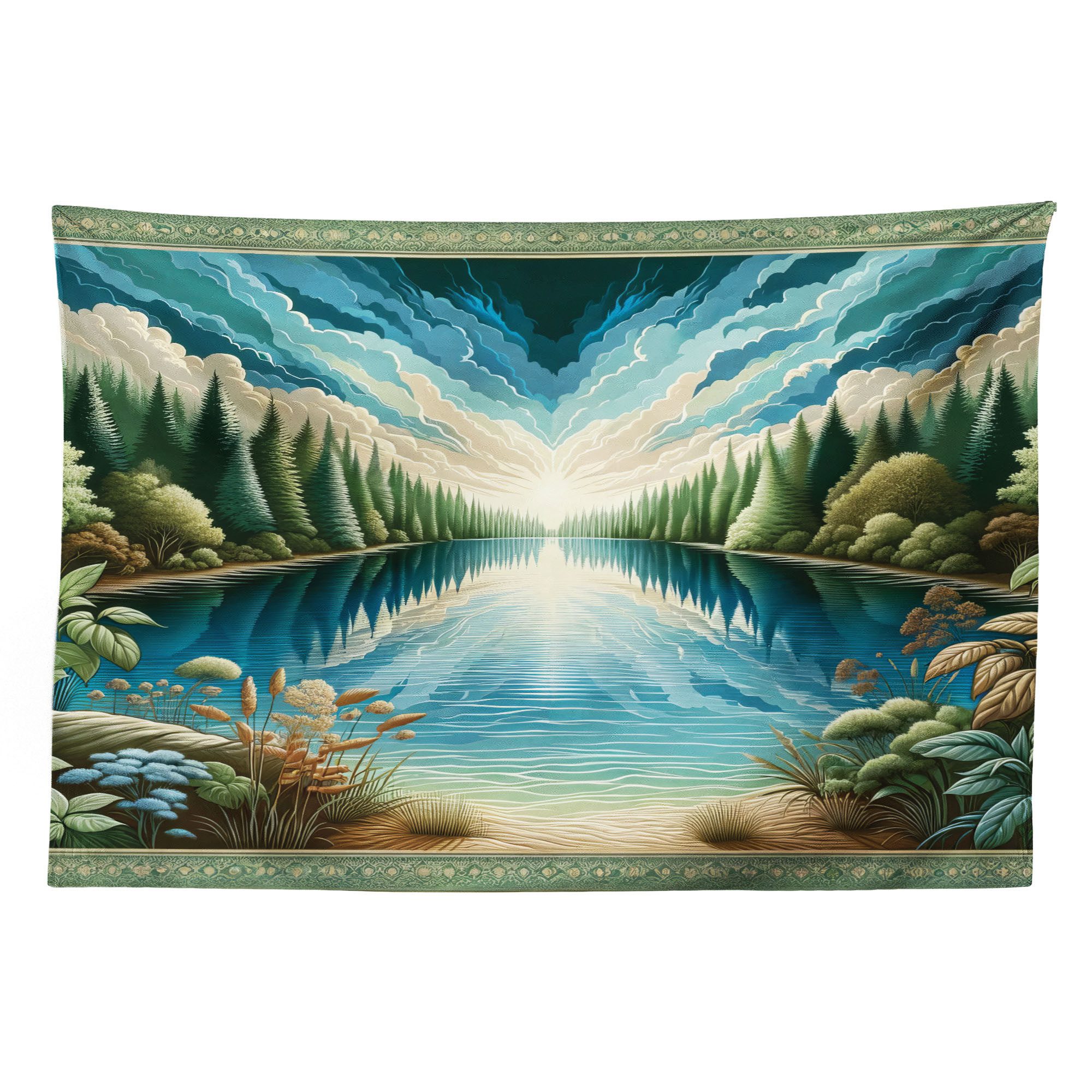 Abakuhaus Wandteppich aus Weiches Mikrofaser Stoff Für das Wohn und Schlafzimmer, rechteckig