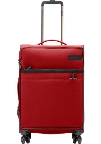 Текстильный чемодан " Light M red...
