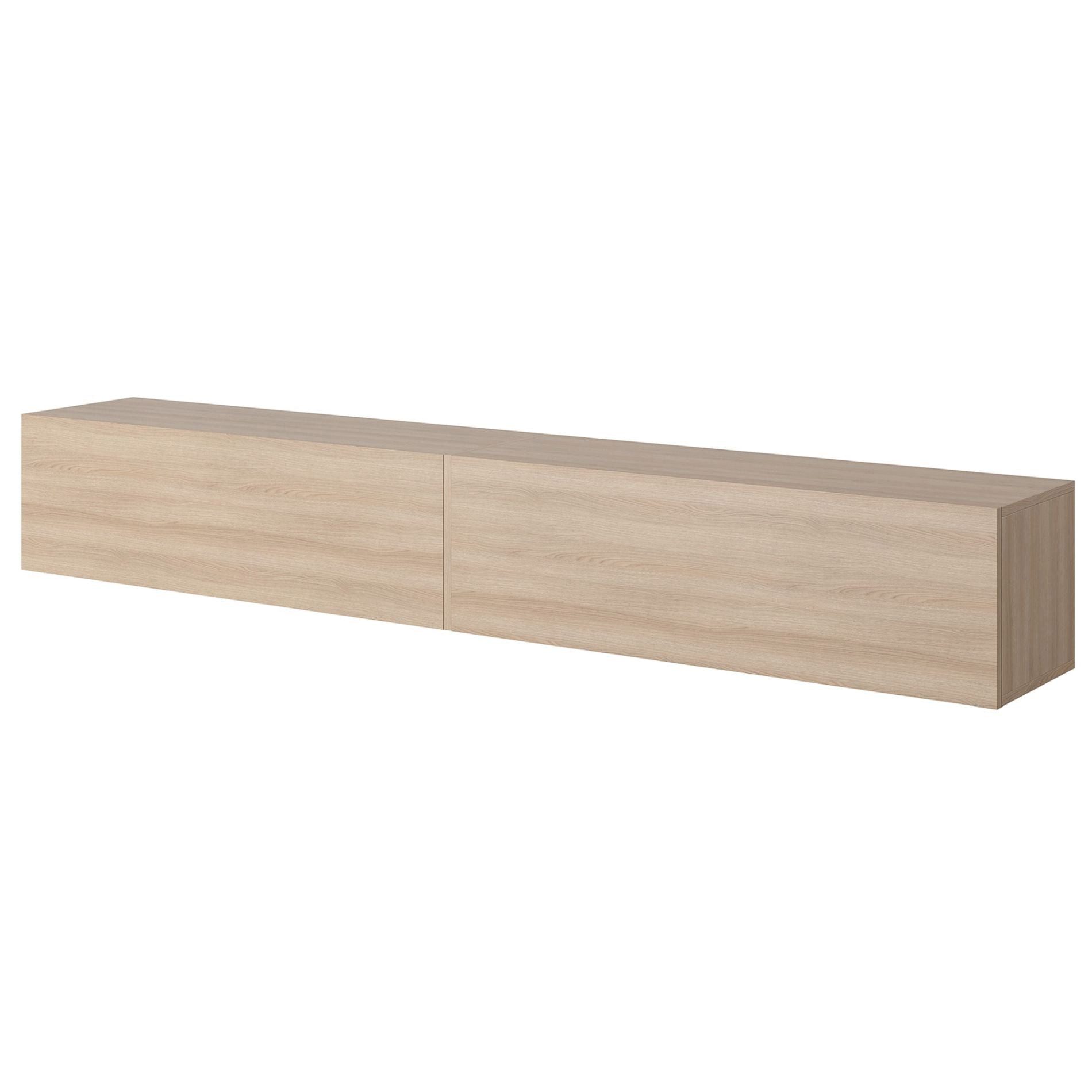 Selsey TV-Schrank Bisira Hängeboard mit 2 Klappen, grifflos, 200 cm – Bild 3 von 5