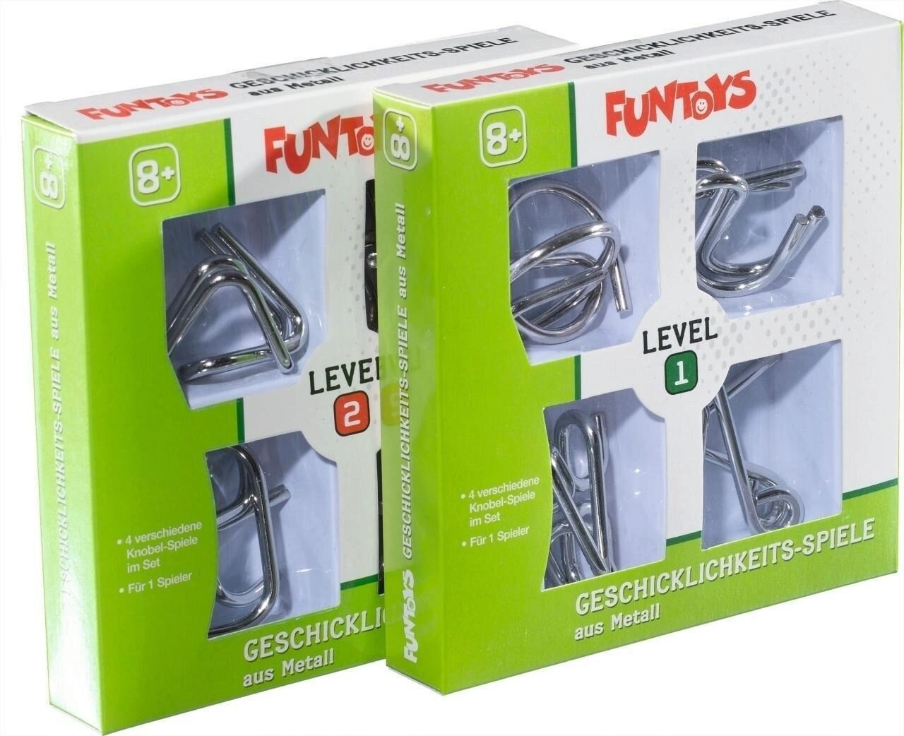 Idee+Spiel Spiel FUNTOYS 600-08722 Geschicklichkeitsspiele aus Metall - sortiert