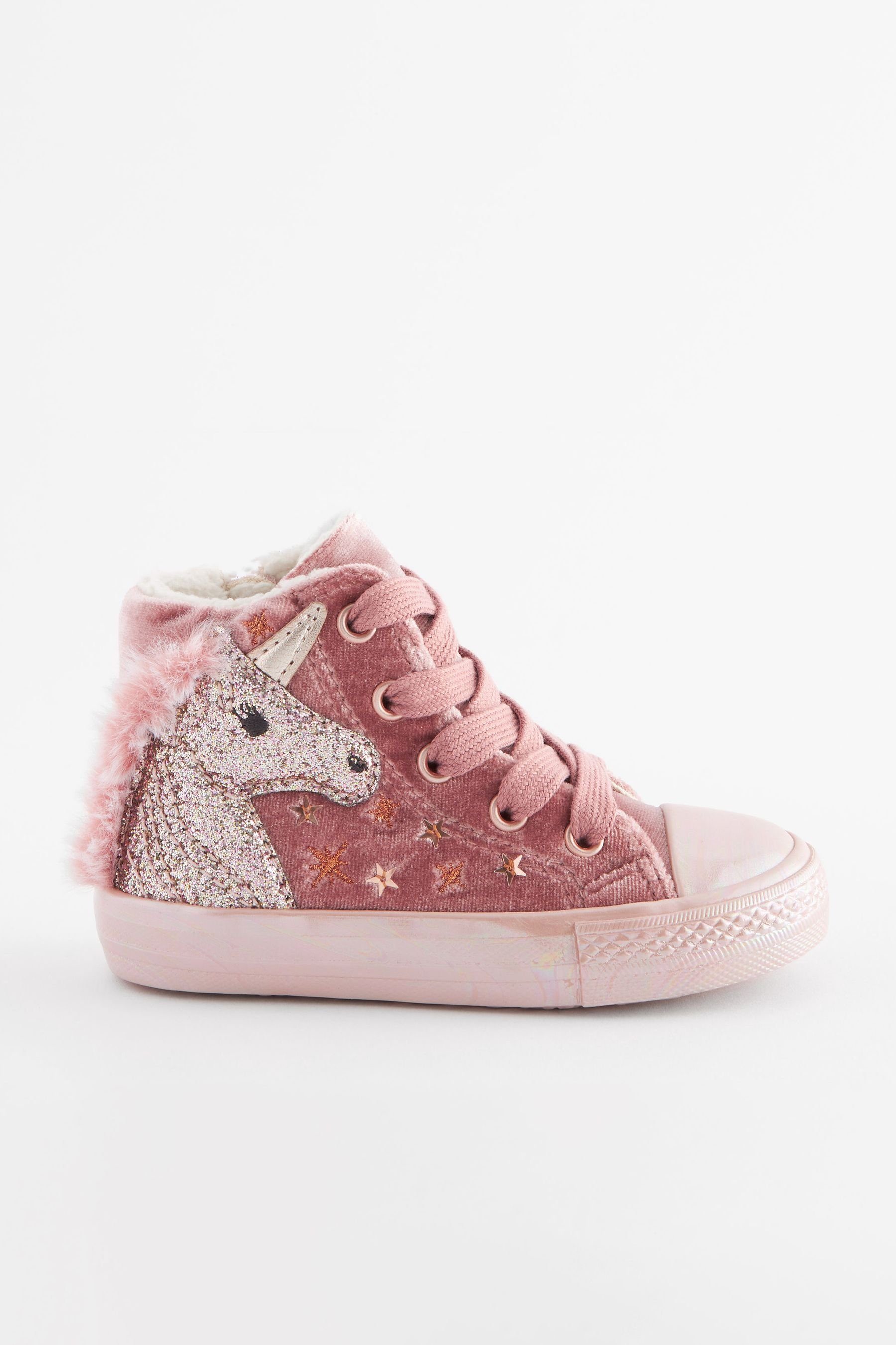 Next Turnschuh mit hohem Schaft Sneaker (1-tlg) Pink Unicorn | Sneaker