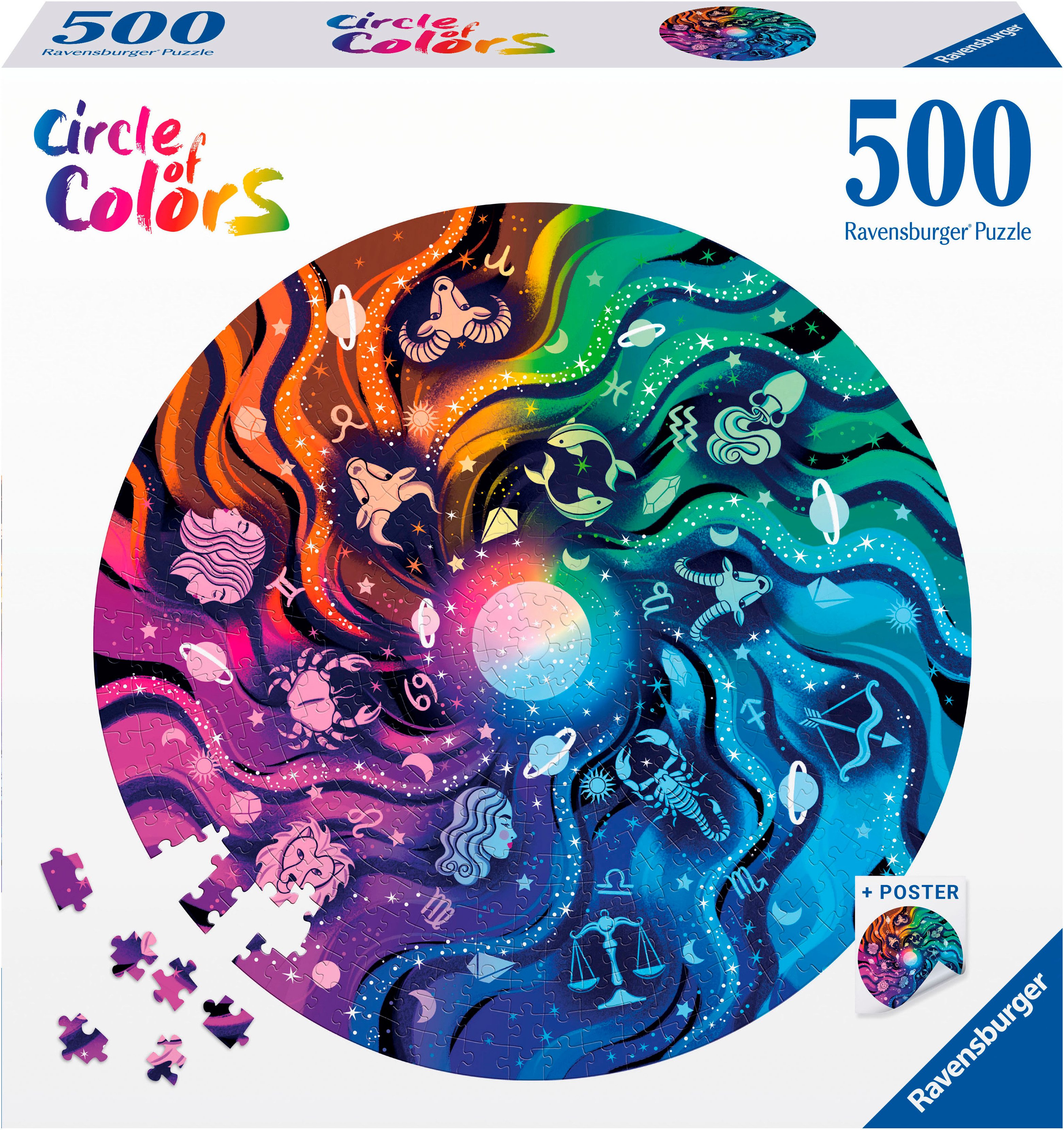 Ravensburger Puzzle Astrology, 500 Puzzleteile, Made in Europe günstig online kaufen