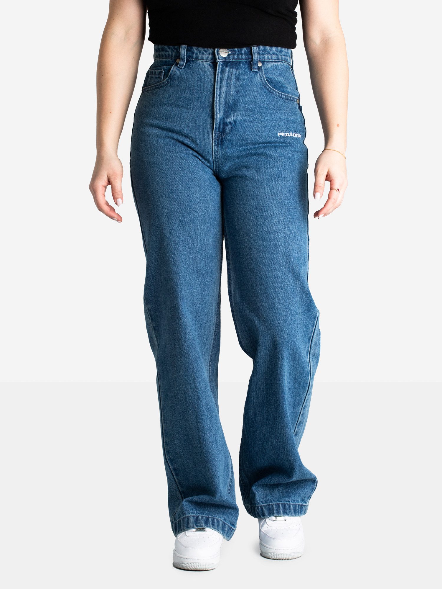 PEGADOR Loose-fit-Jeans Pegador Naddy Wide Leg Jeans
