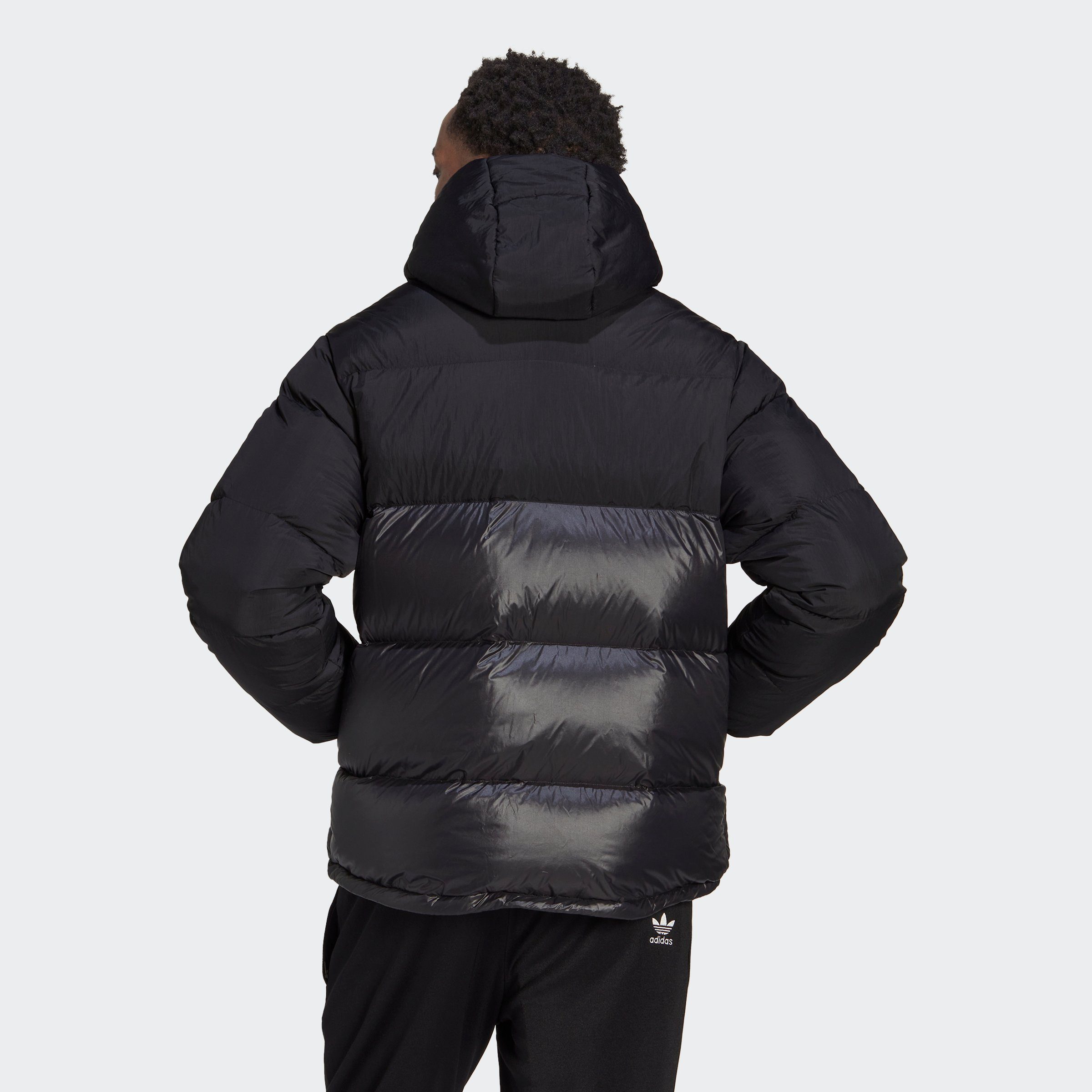 adidas Originals Outdoorjacke DOWN REGEN PUFFER schwarz DAUNENJACKE HOODED