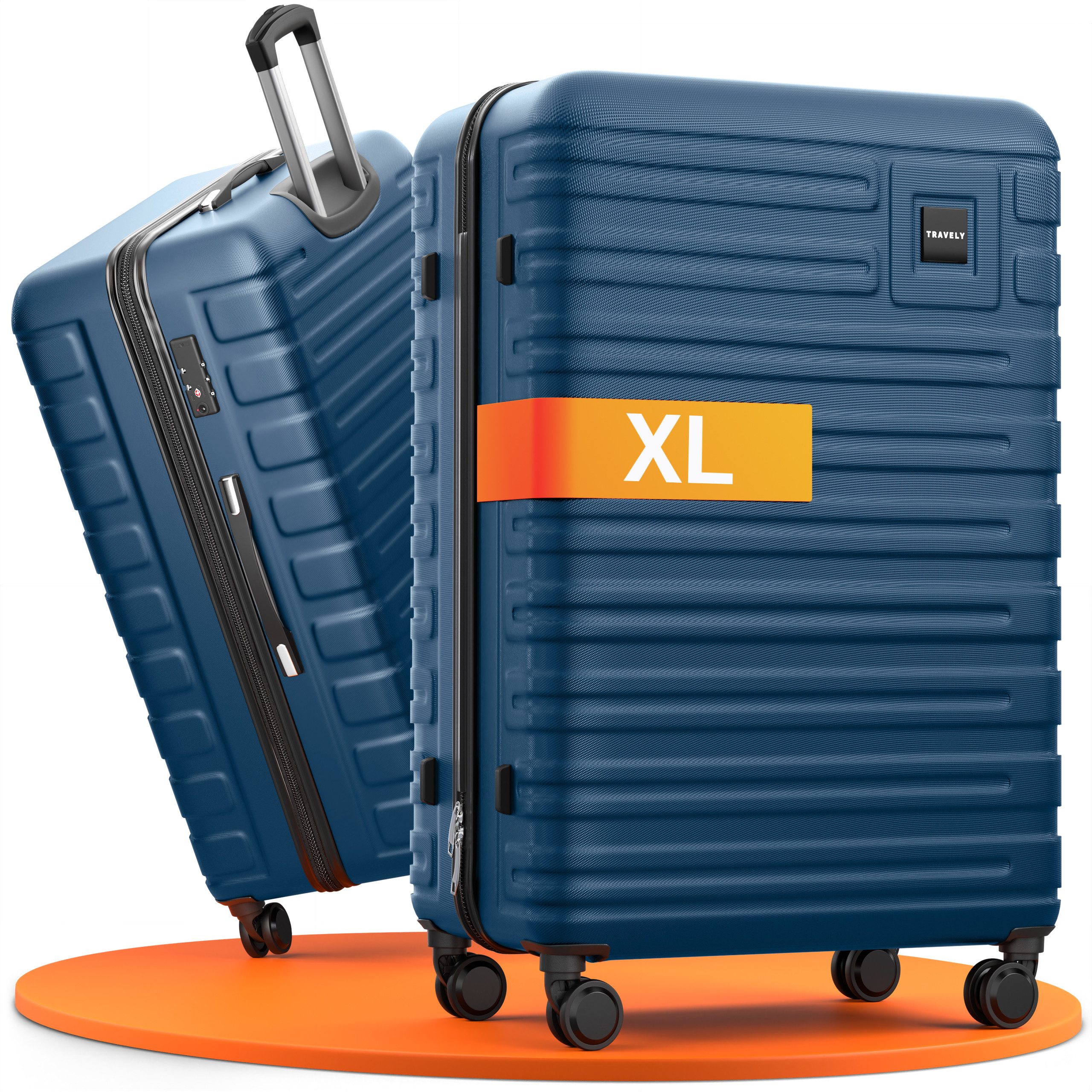 Travely Koffer, 4 Rollen