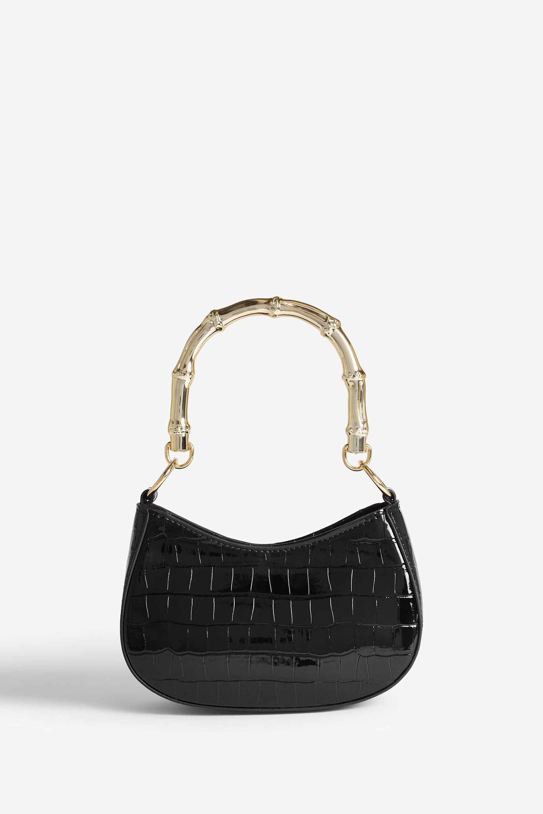 LIPSY Clutch Lipsy Mini-Tasche mit Griff in Bambusoptik oben (1-tlg) günstig online kaufen