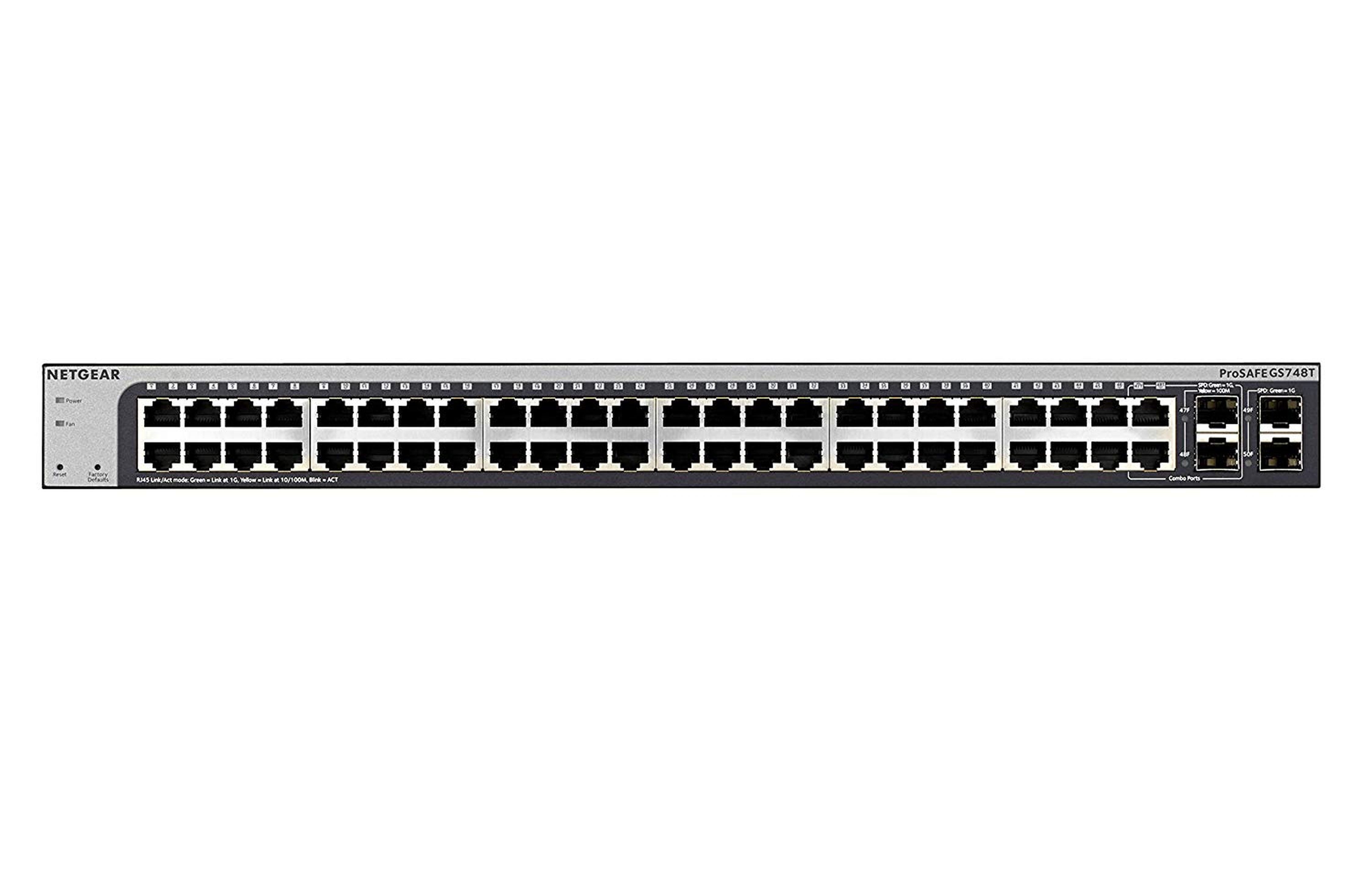 Image of GS748T 48-Port Gigabit Ethernet Switch