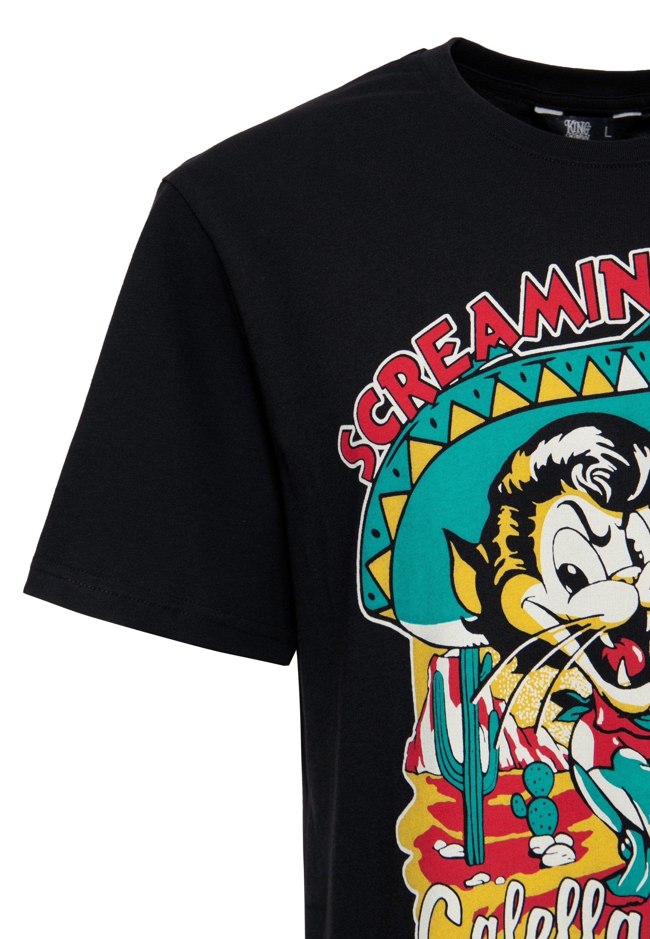KingKerosin Print-Shirt Screamin' - 50s Rock & Rhythm Festival (1-tlg) mit speziellem Print und offizielles Festival T-Shirt