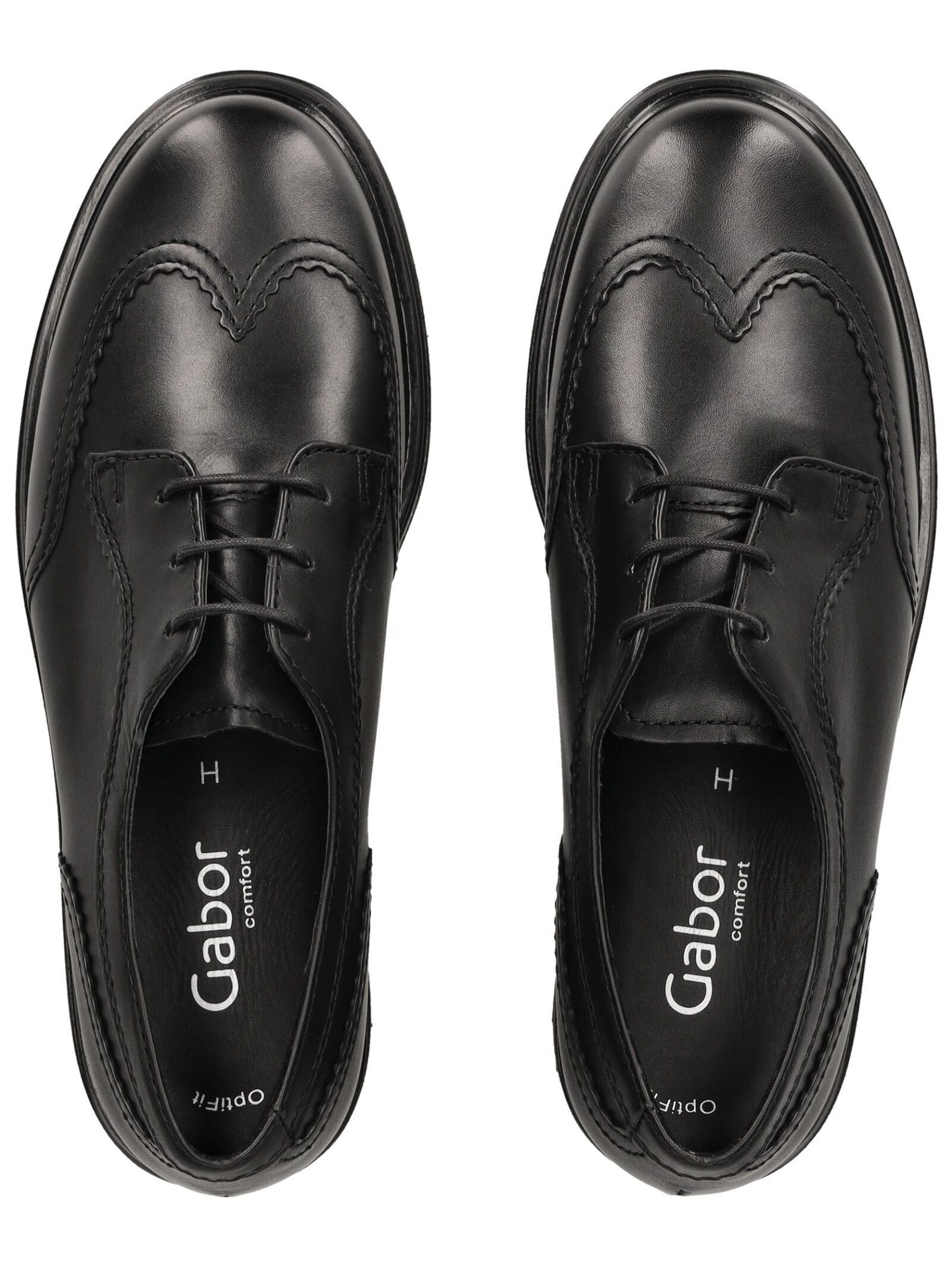 Gabor Comfort Gabor Comfort Halbschuhe Leder Schnürschuh