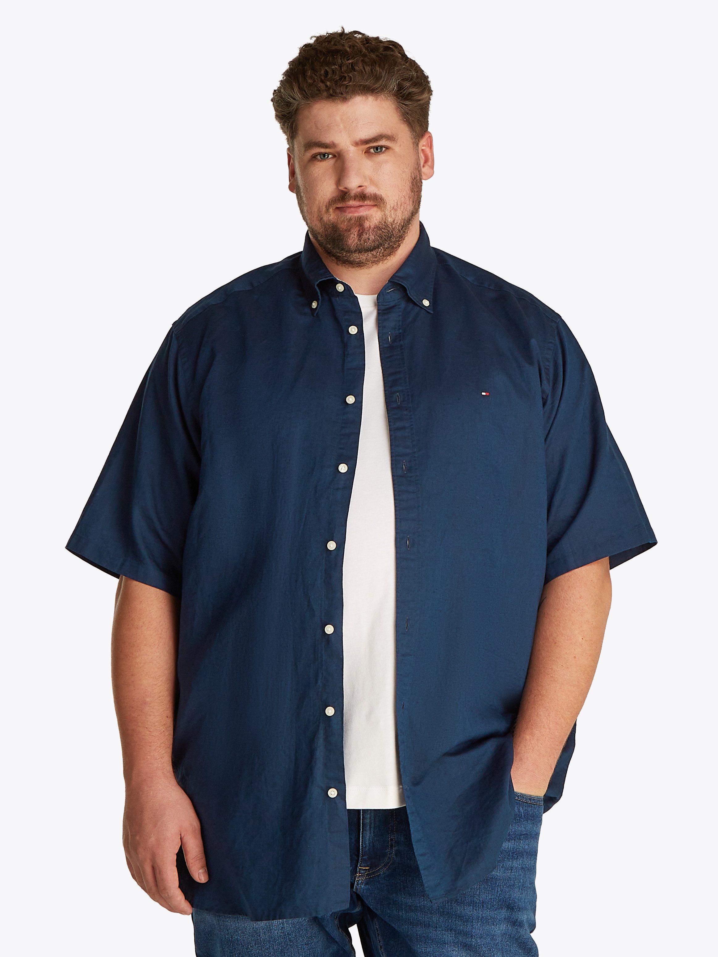 Tommy Hilfiger Big & Tall Kurzarmhemd günstig online kaufen