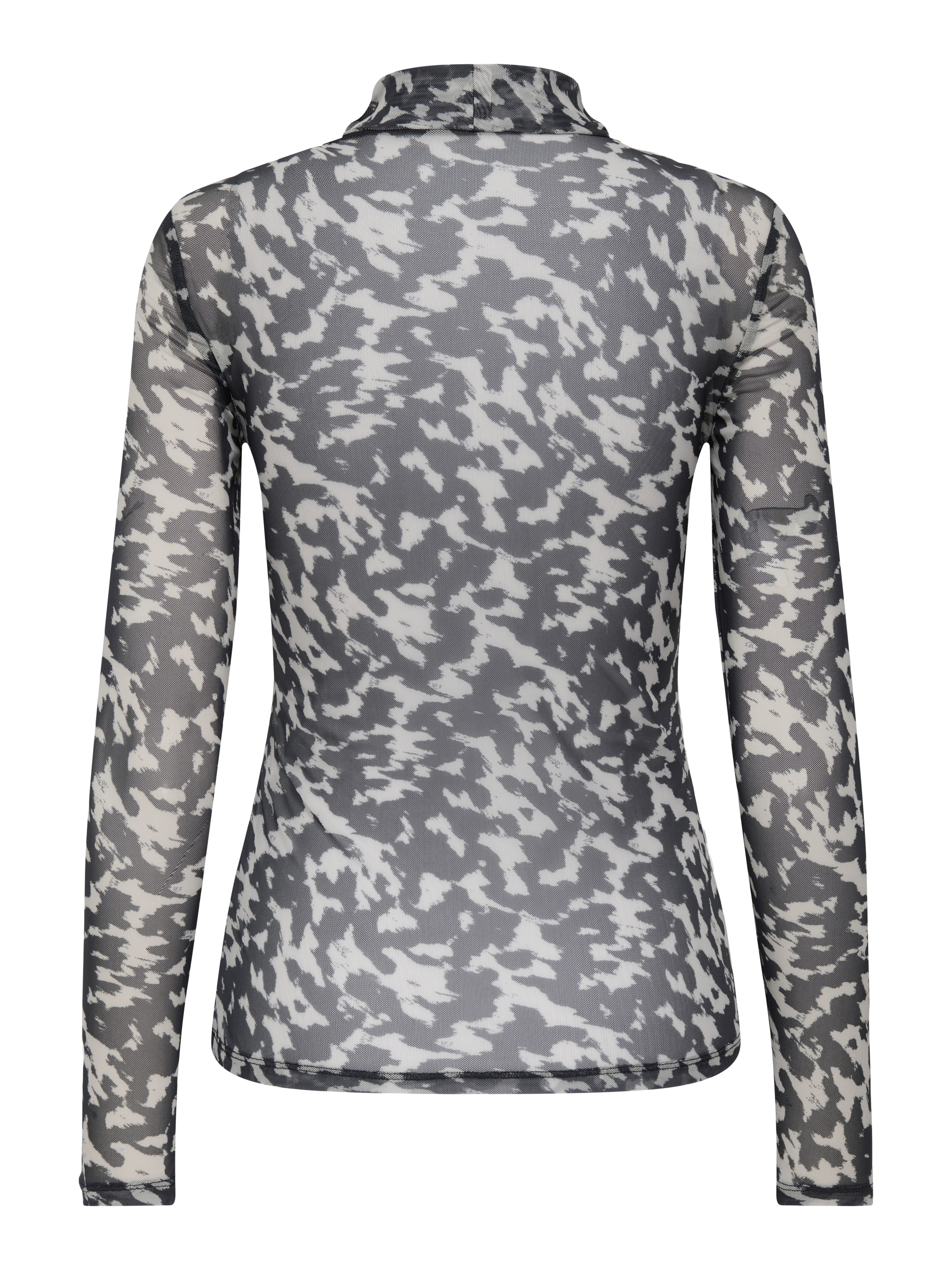 ONLY Langarmshirt ONLERICA LIFE MESH L/S TOP JRS NOOS Kunstfaser mit Stretch, regular fit