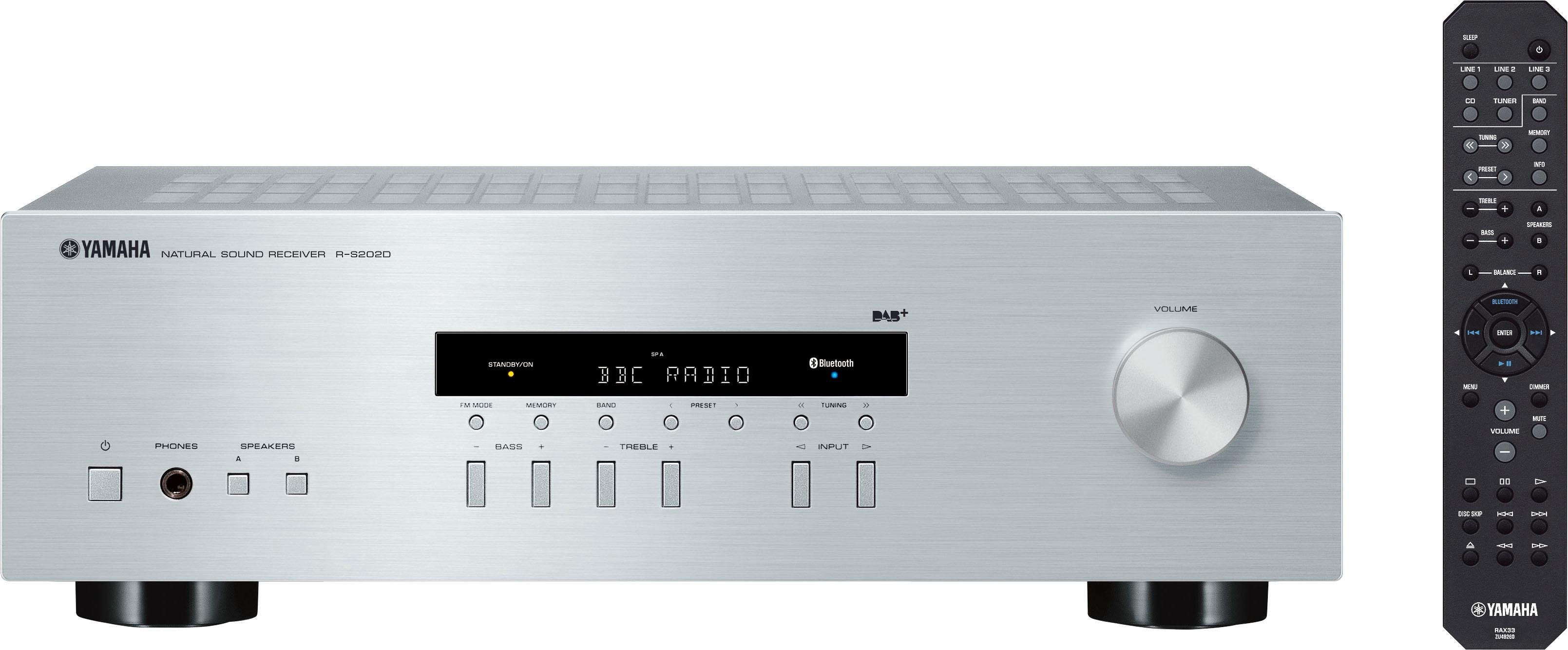 Yamaha Yamaha R-S202D Verstärker (Anzahl Kanäle: 2-Kanal, 200 W)