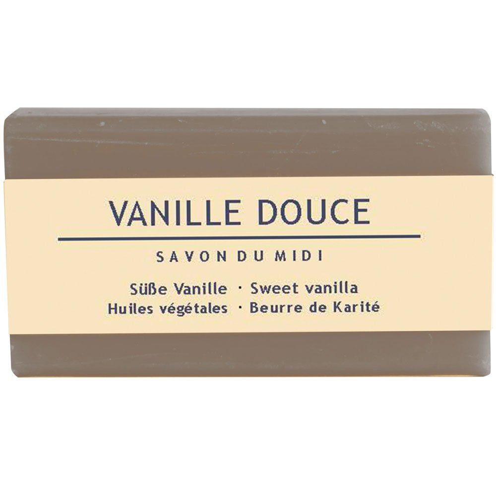 Savon du Midi Feste Duschseife Süße Vanille Karité-Seife, 100 g