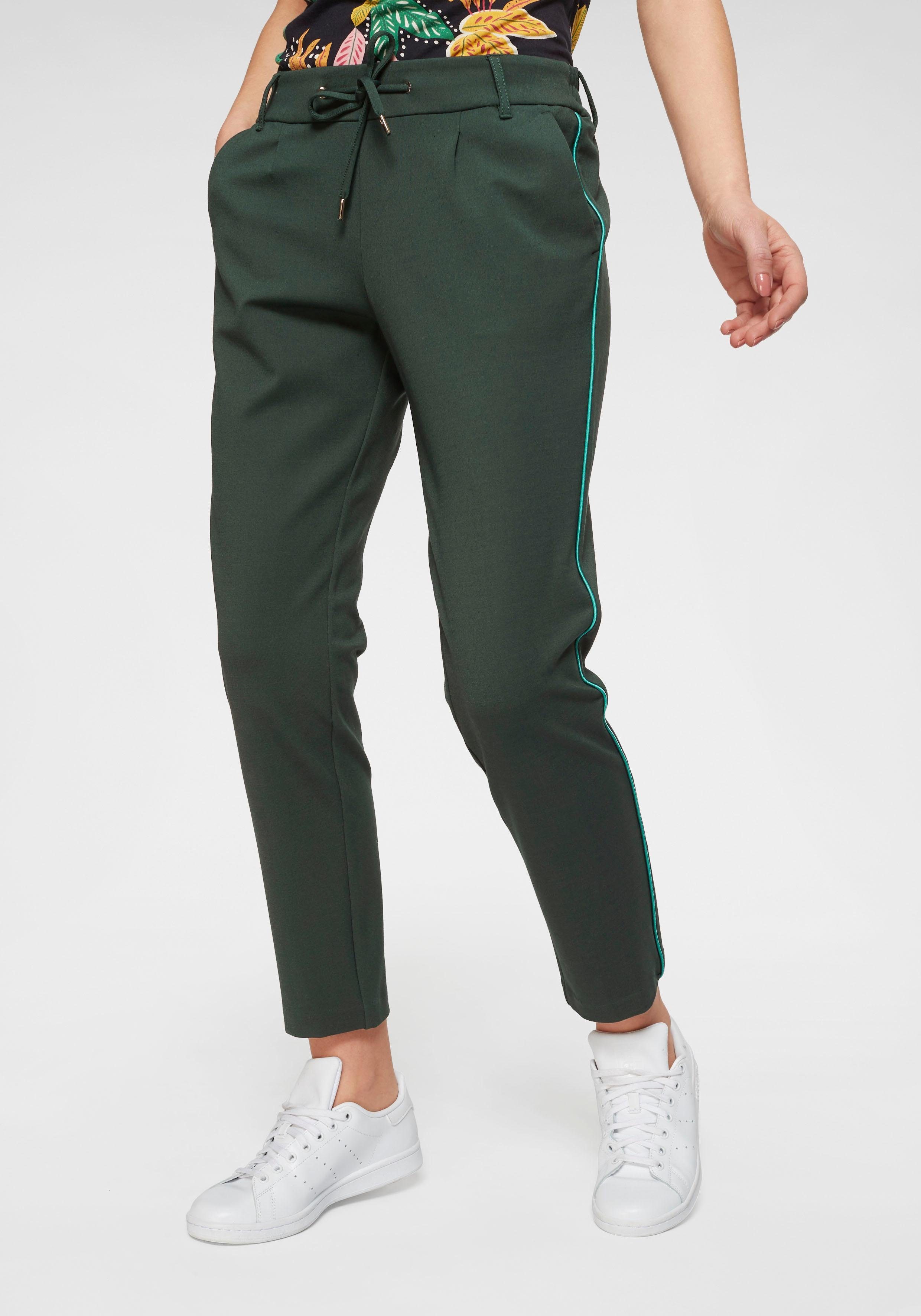 s.Oliver Schlupfhose mit top modischer, schmaler Satin OPUS Schlupfhose »Milda« mit coolen Cargo Details | OTTO