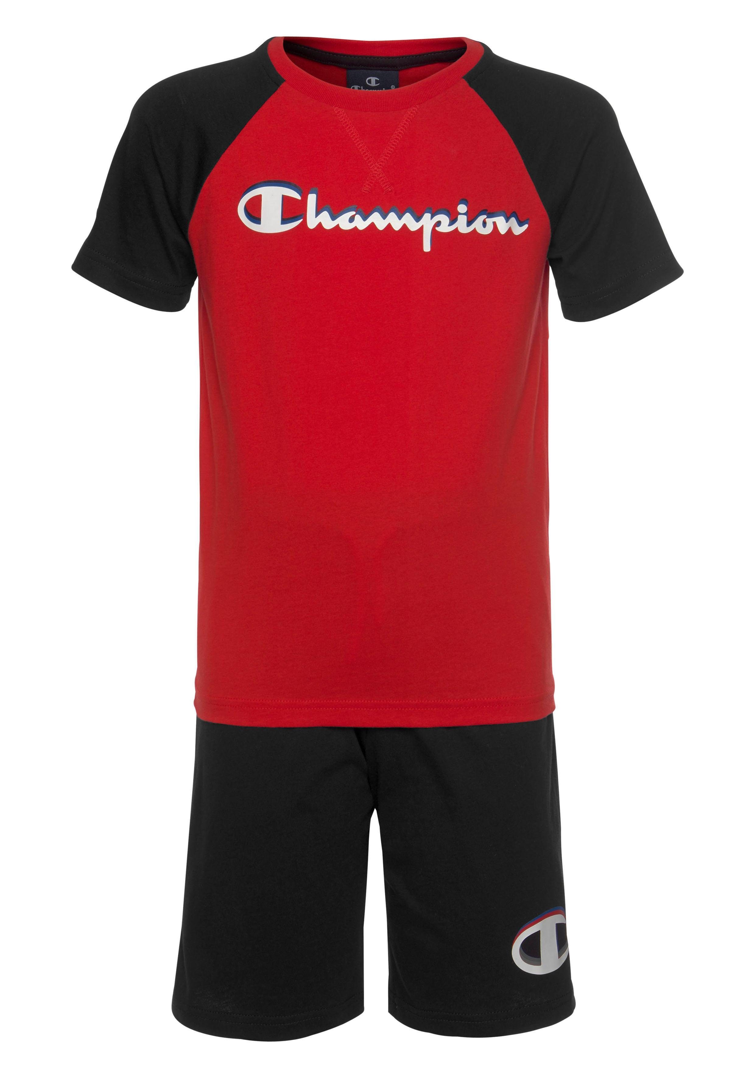 champion t shirt and shorts set
