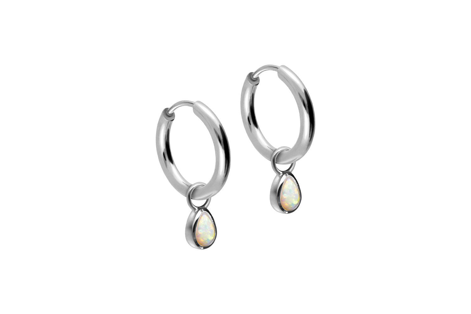 FILANGO Piercing-Set Chirurgenstahl Ohrclicker Creolen SYNTHETISCHER günstig online kaufen
