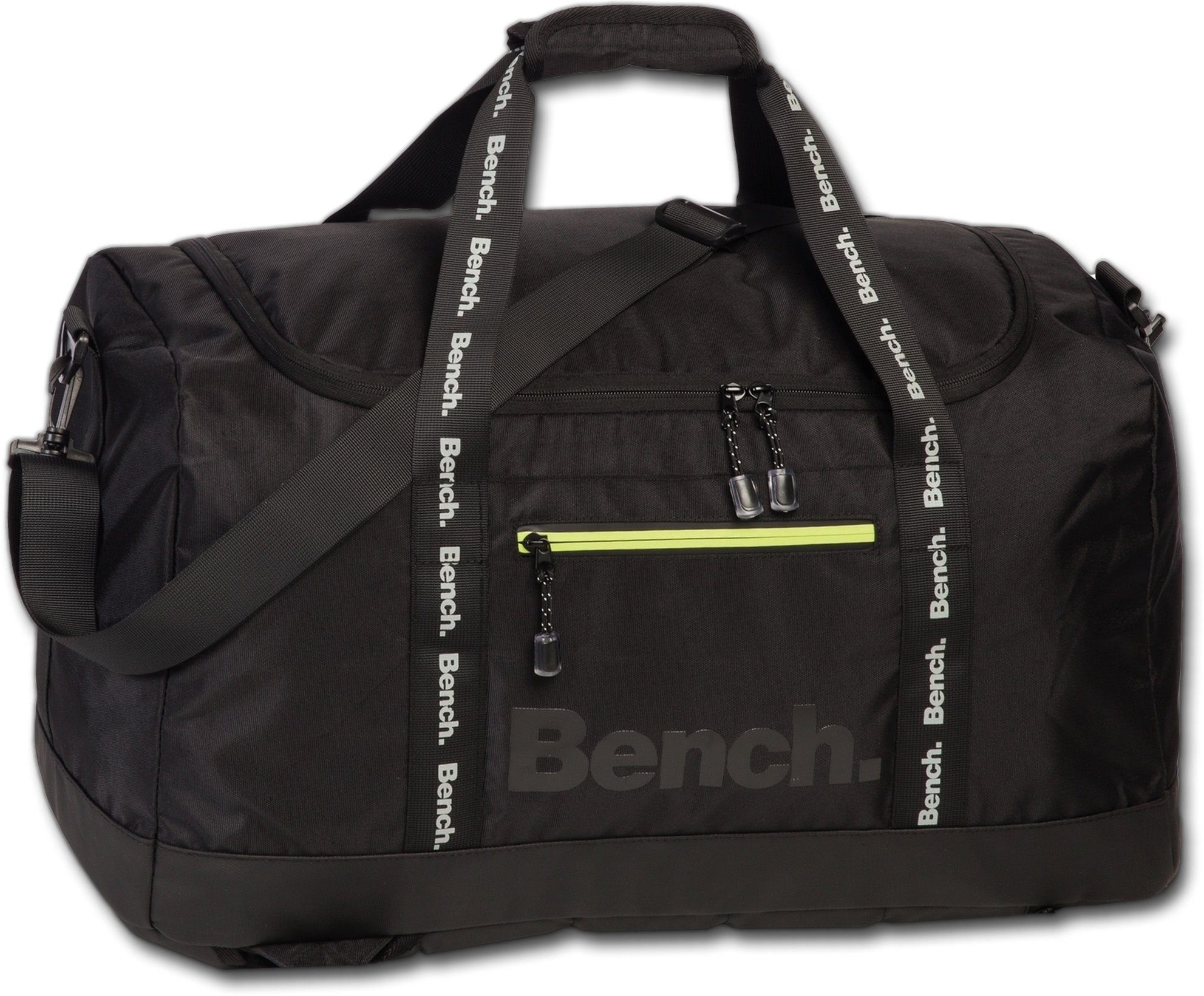 Bench. Sportrucksack Bench multifunktionale Reisetasche (Sportrucksack), Herren, Damen Tasche, Rucksack strapazierfähiges Textilnylon schwarz