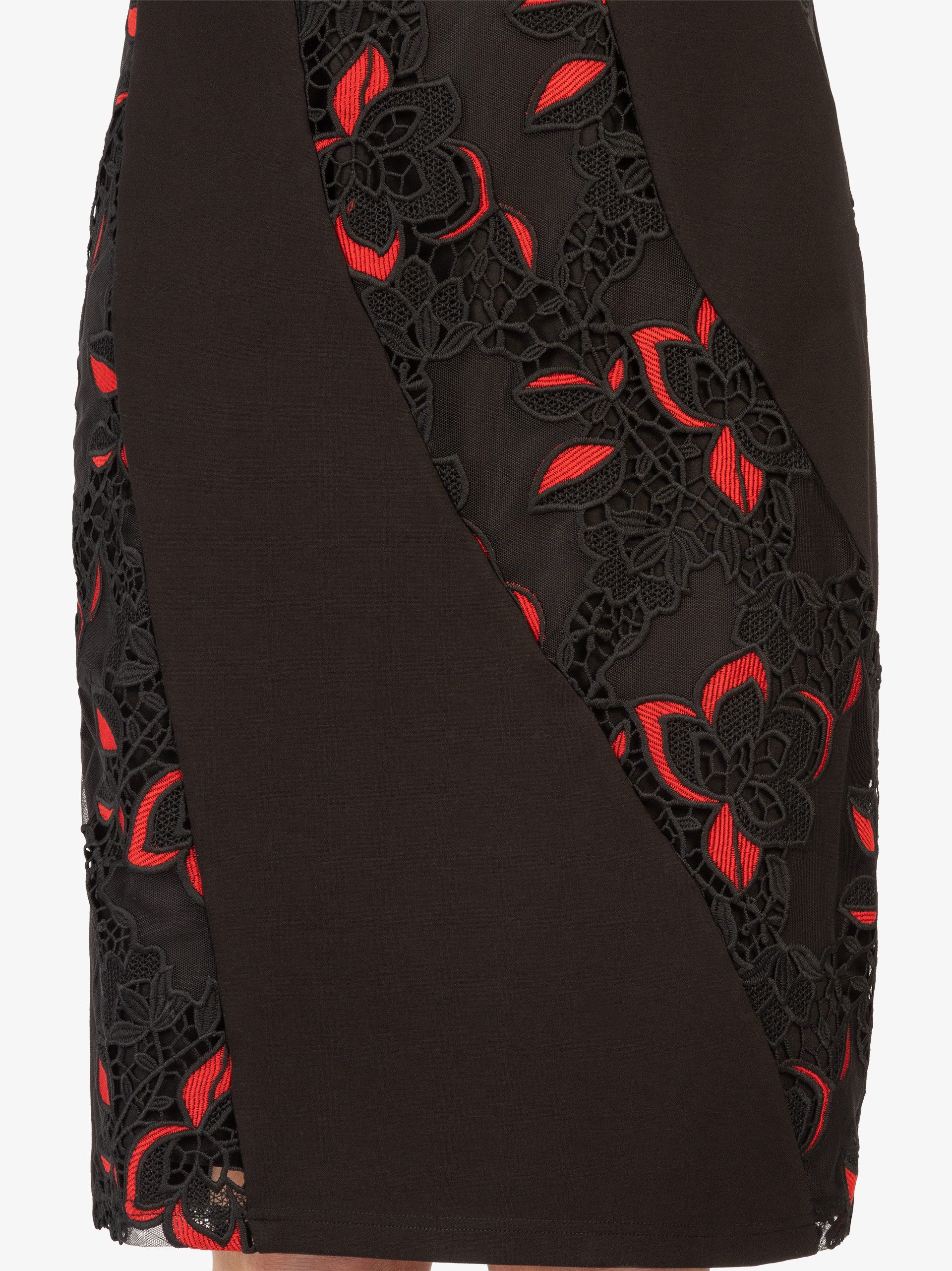 Kraimod Cocktailkleid mit asymmetrischer Spitze