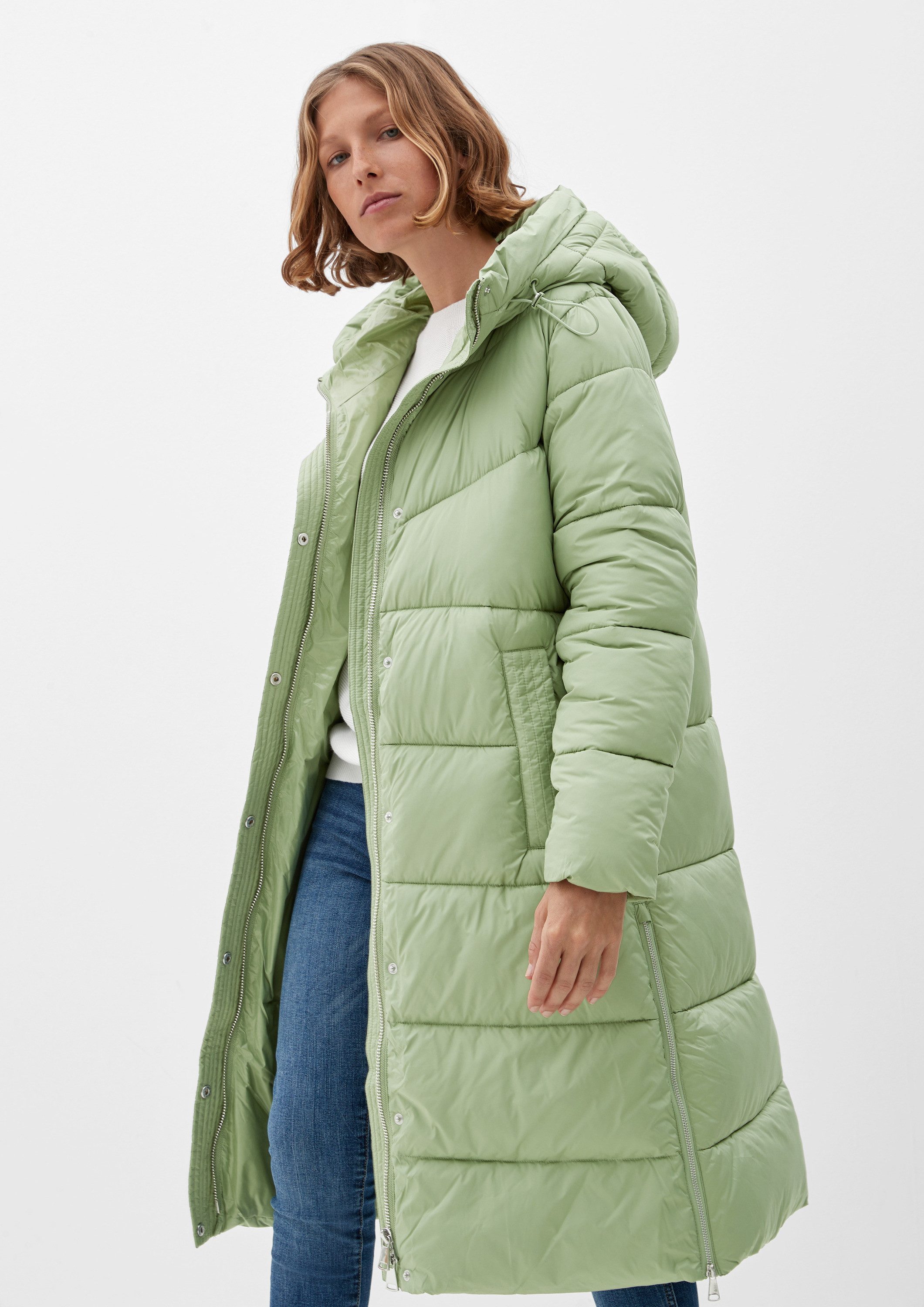 s.Oliver Wintermantel Outdoor-Mantel Mantel mit Steppung günstig online kaufen