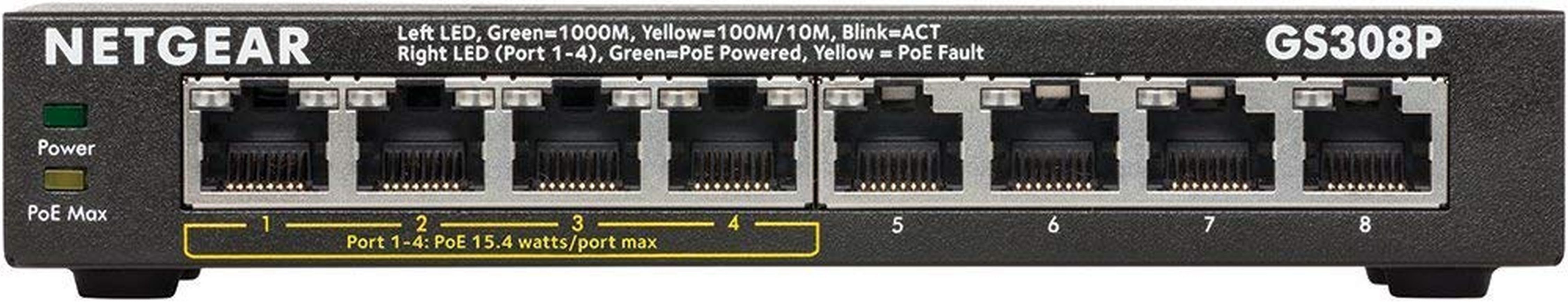 Image of NETGEAR 8-Port unmanaged GB PoE Switch »8x 10/100/1000 MBit/s-Ports«