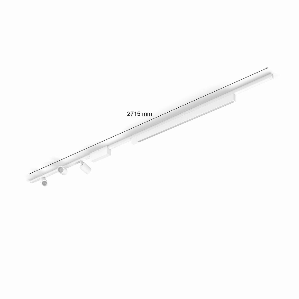 Deckenleuchte Deckenleuchten + Perifo Lightbar, Hue LED Spots Philips wechselbar