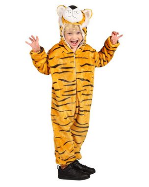 thetru Kostüm Tiger Kinderkostüm - Orange, Overall Tierkostüm Z