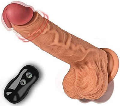 BIGTREE Dildo Realistische Vibrator mit Fernbedienung,Flüssiges Penis